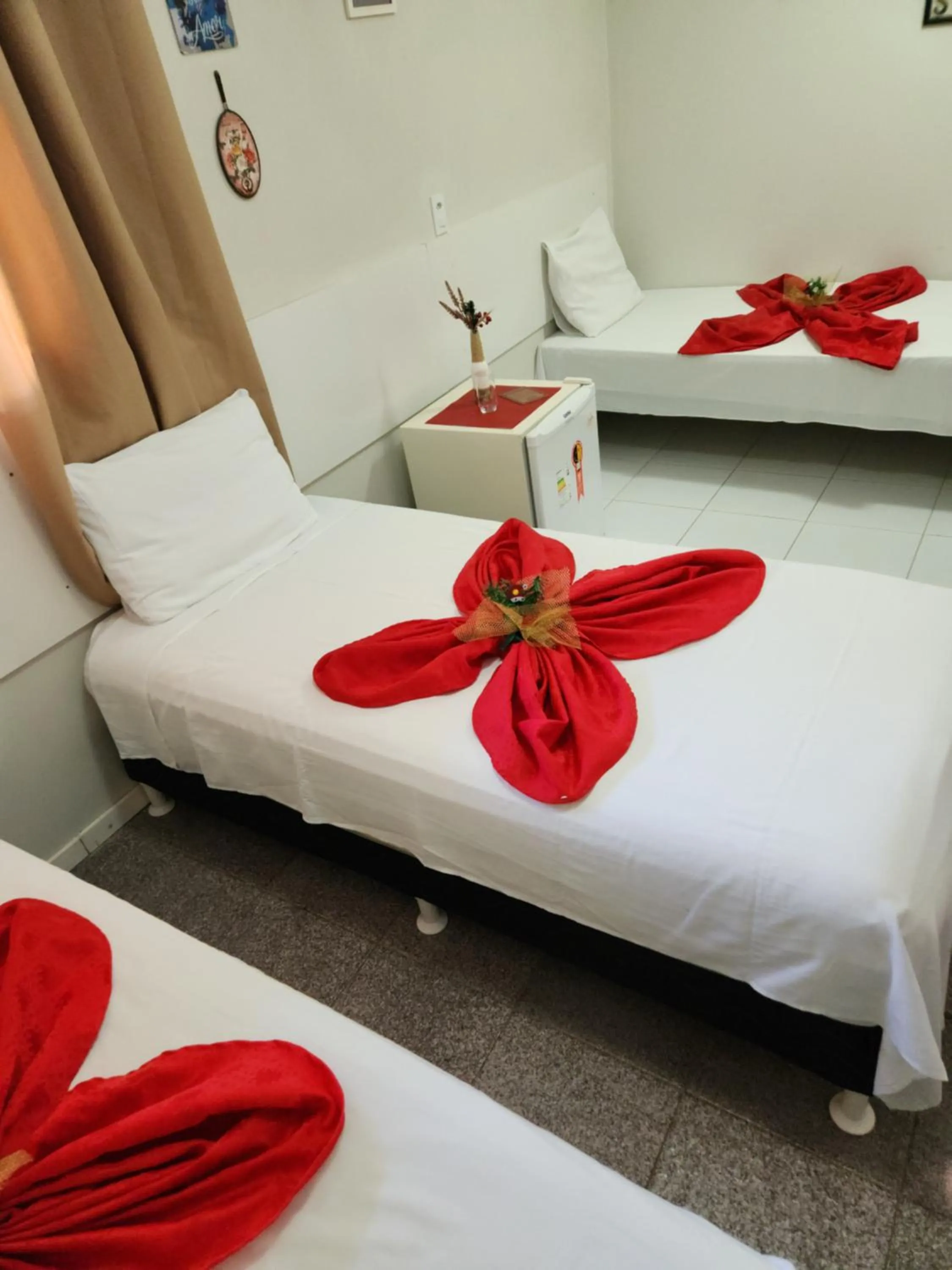 Photo of the whole room, Bed in Pousada Flor Dália