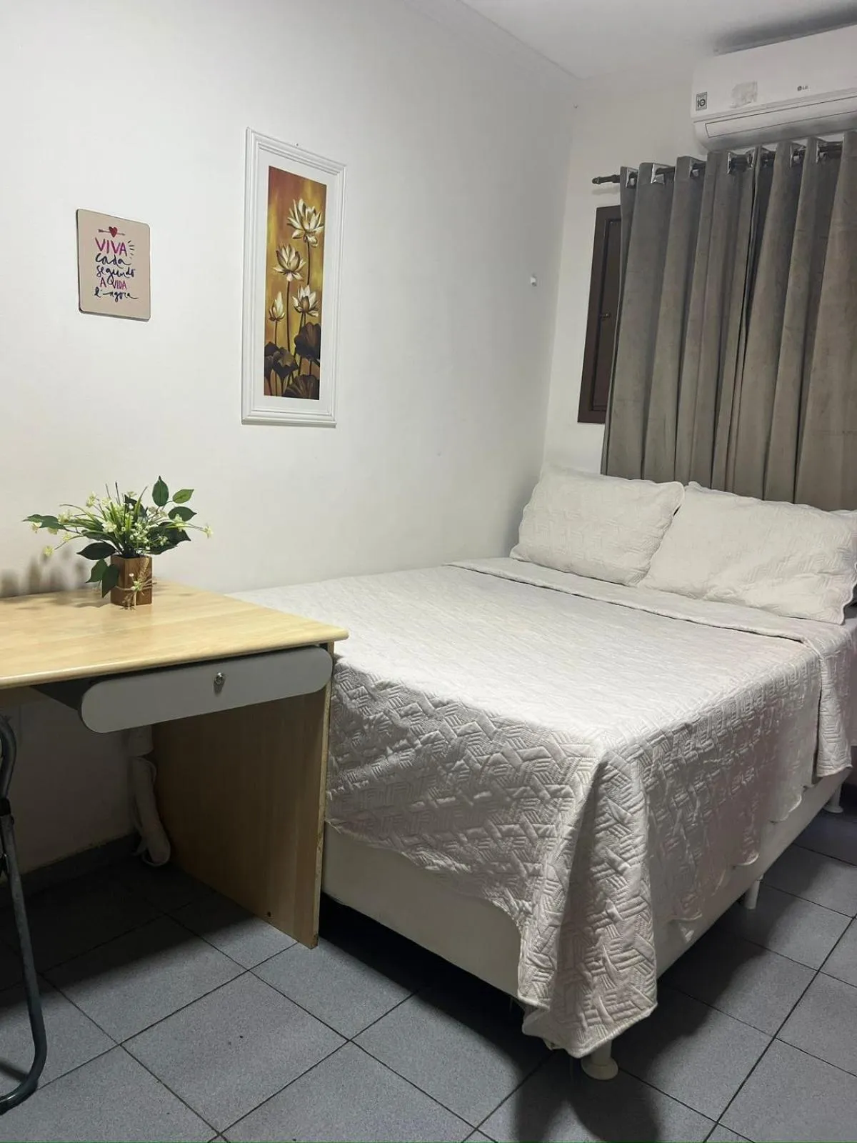 Bed in Pousada Flor Dália