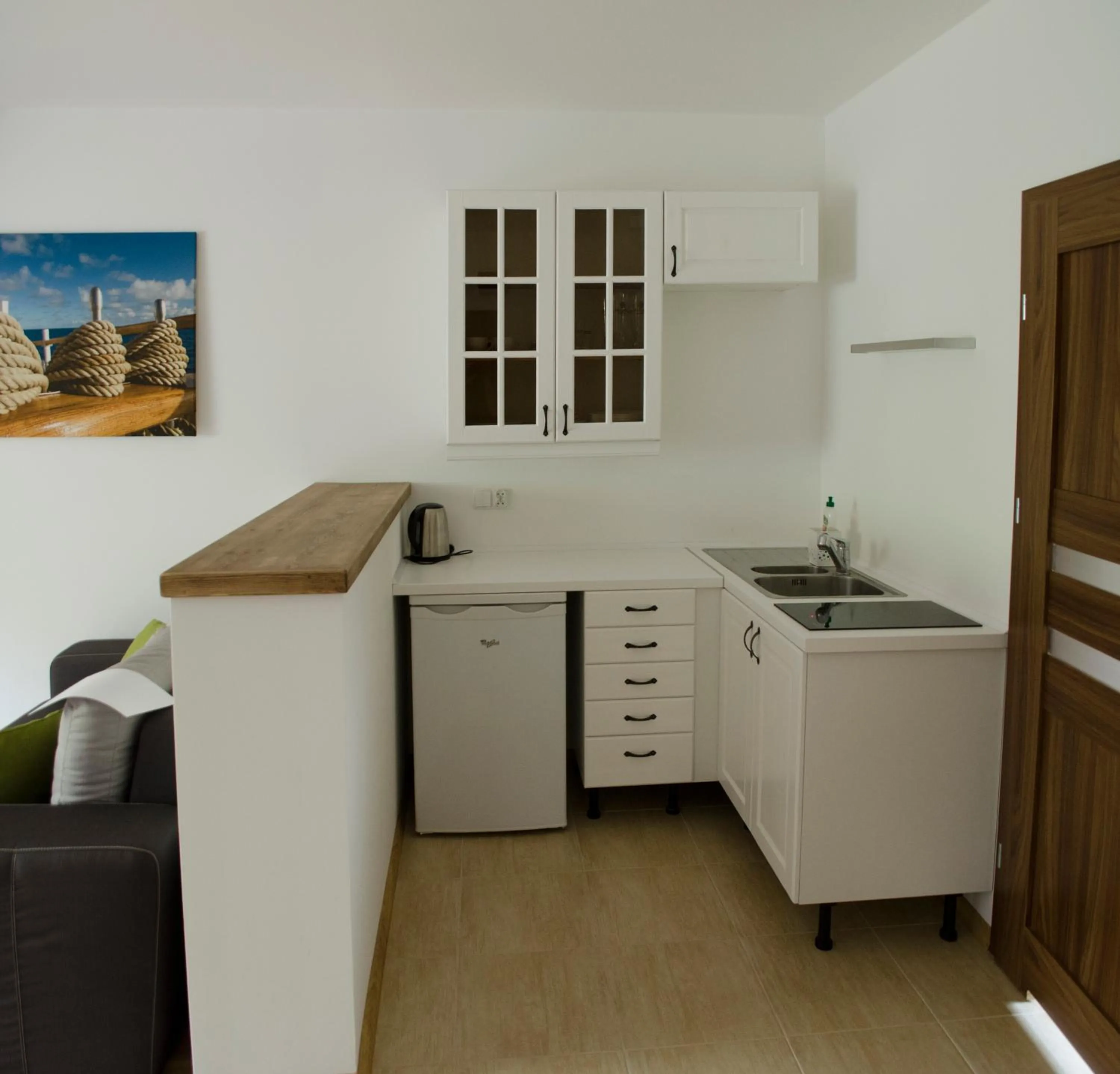 Kitchen or kitchenette in Gościniec Hetman