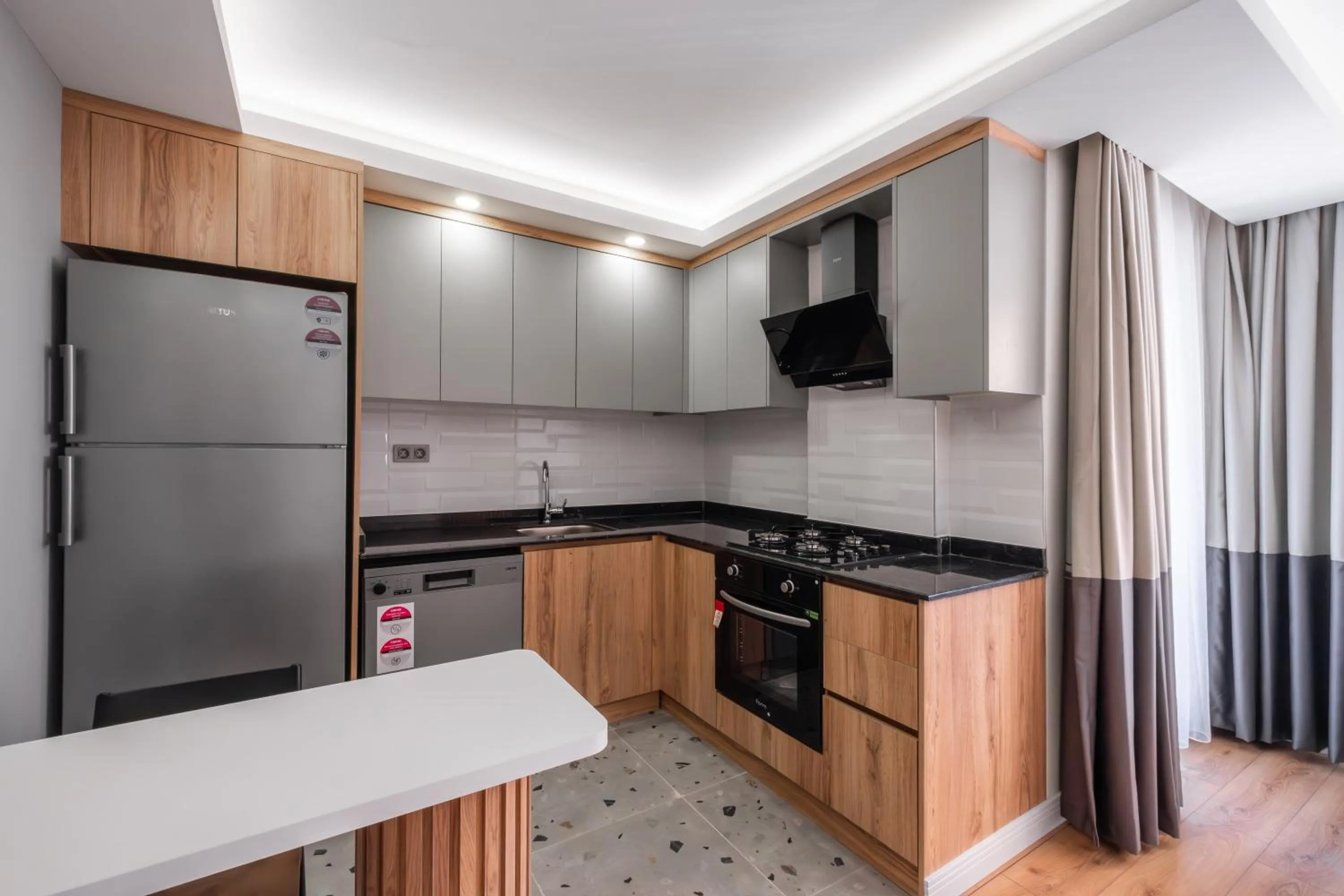 Kitchen or kitchenette in Verde Mare Hotels