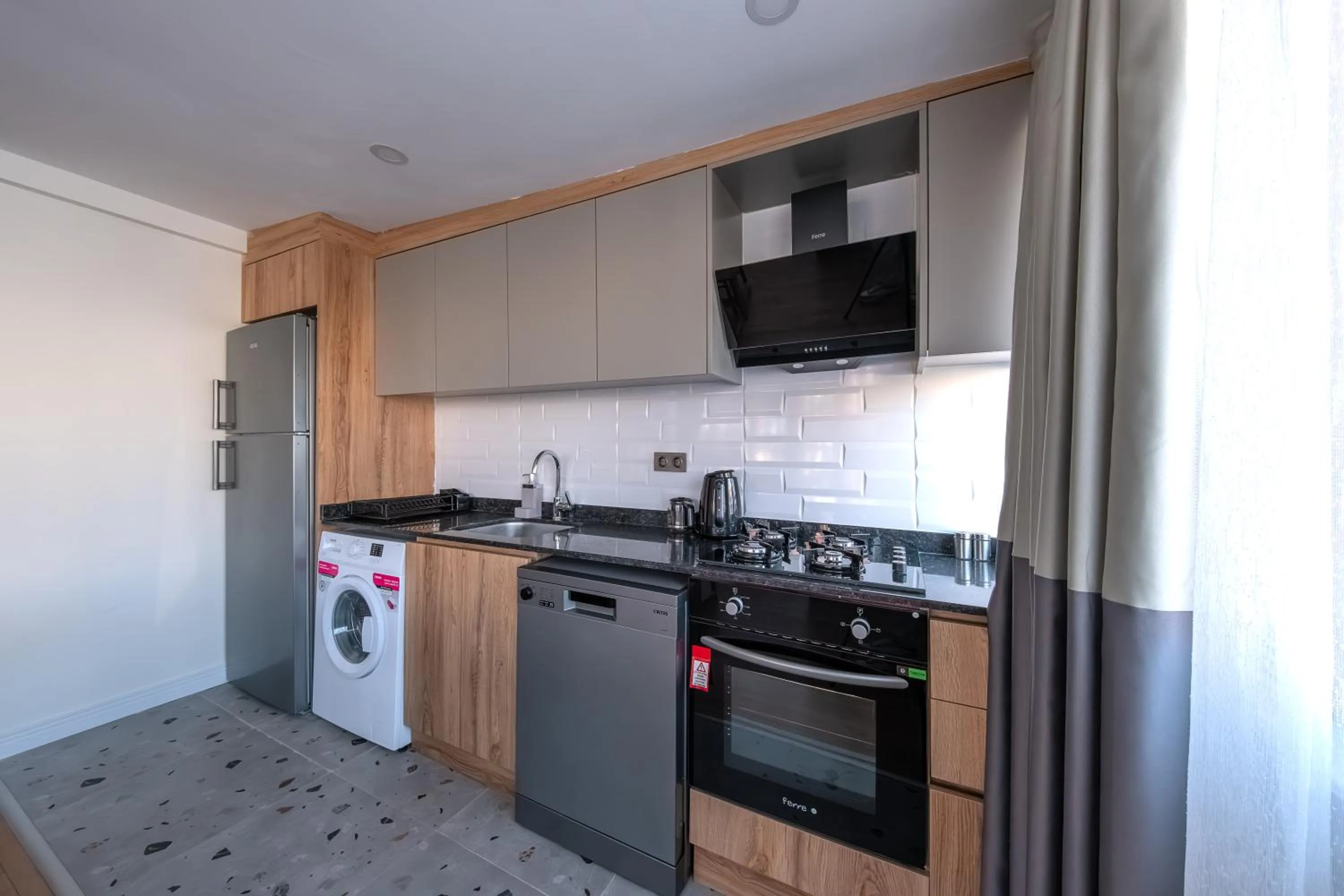 Kitchen or kitchenette in Verde Mare Hotels