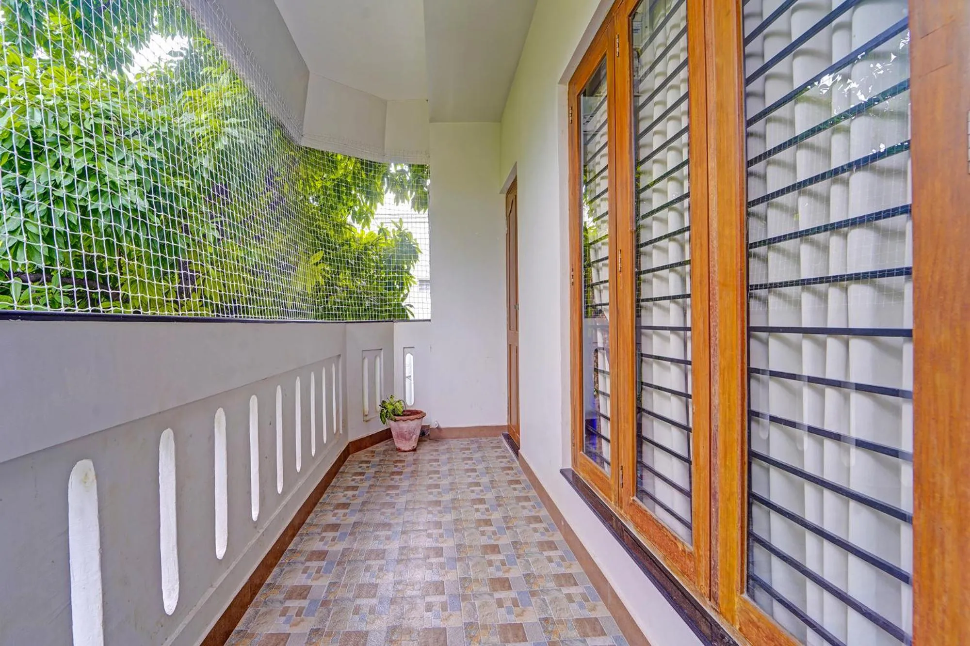 Balcony/Terrace in FabHotel Martine's Residency - French Colony, 5 Mins from Rock Beach