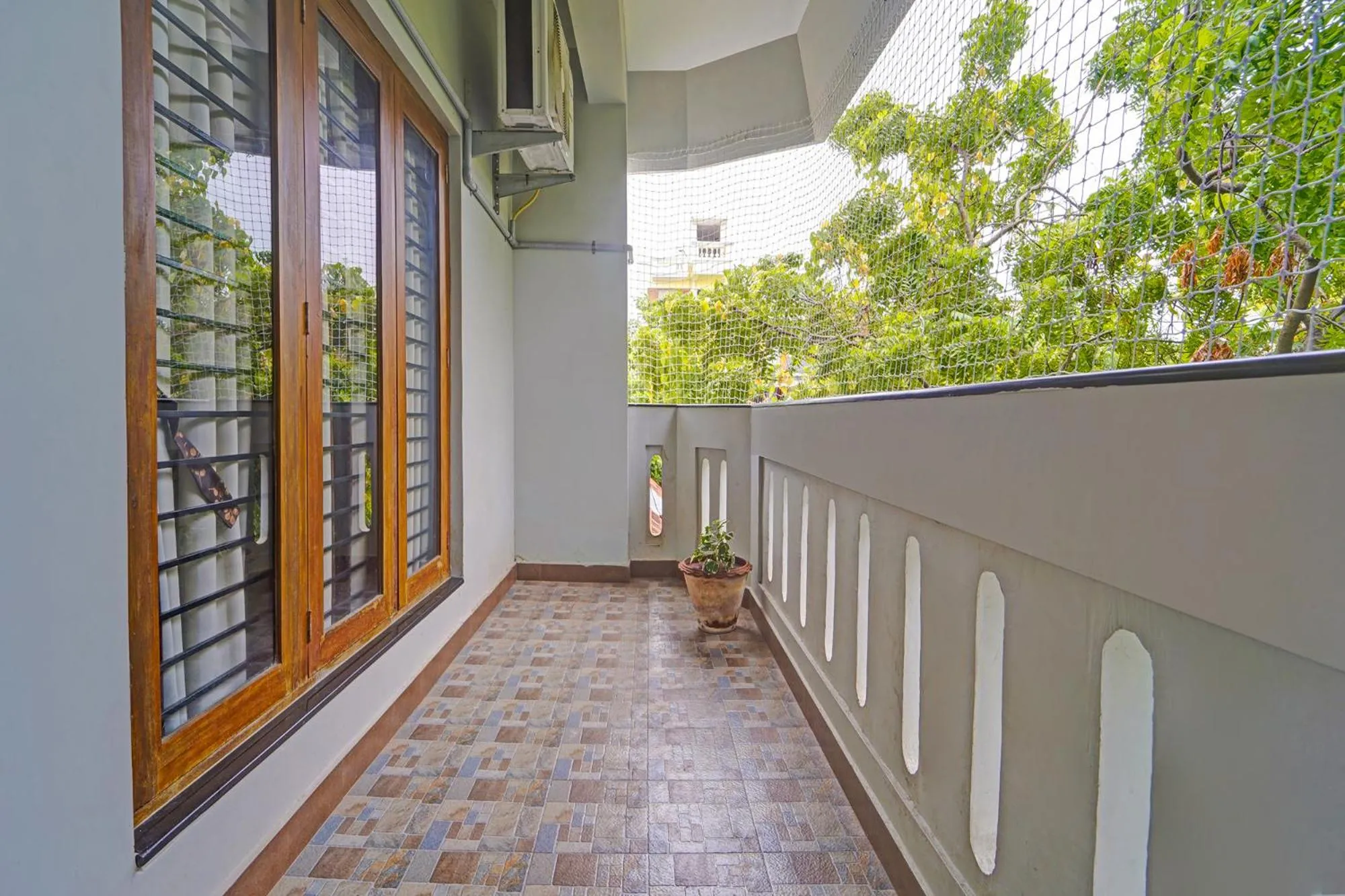 Balcony/Terrace in FabHotel Martine's Residency - French Colony, 5 Mins from Rock Beach