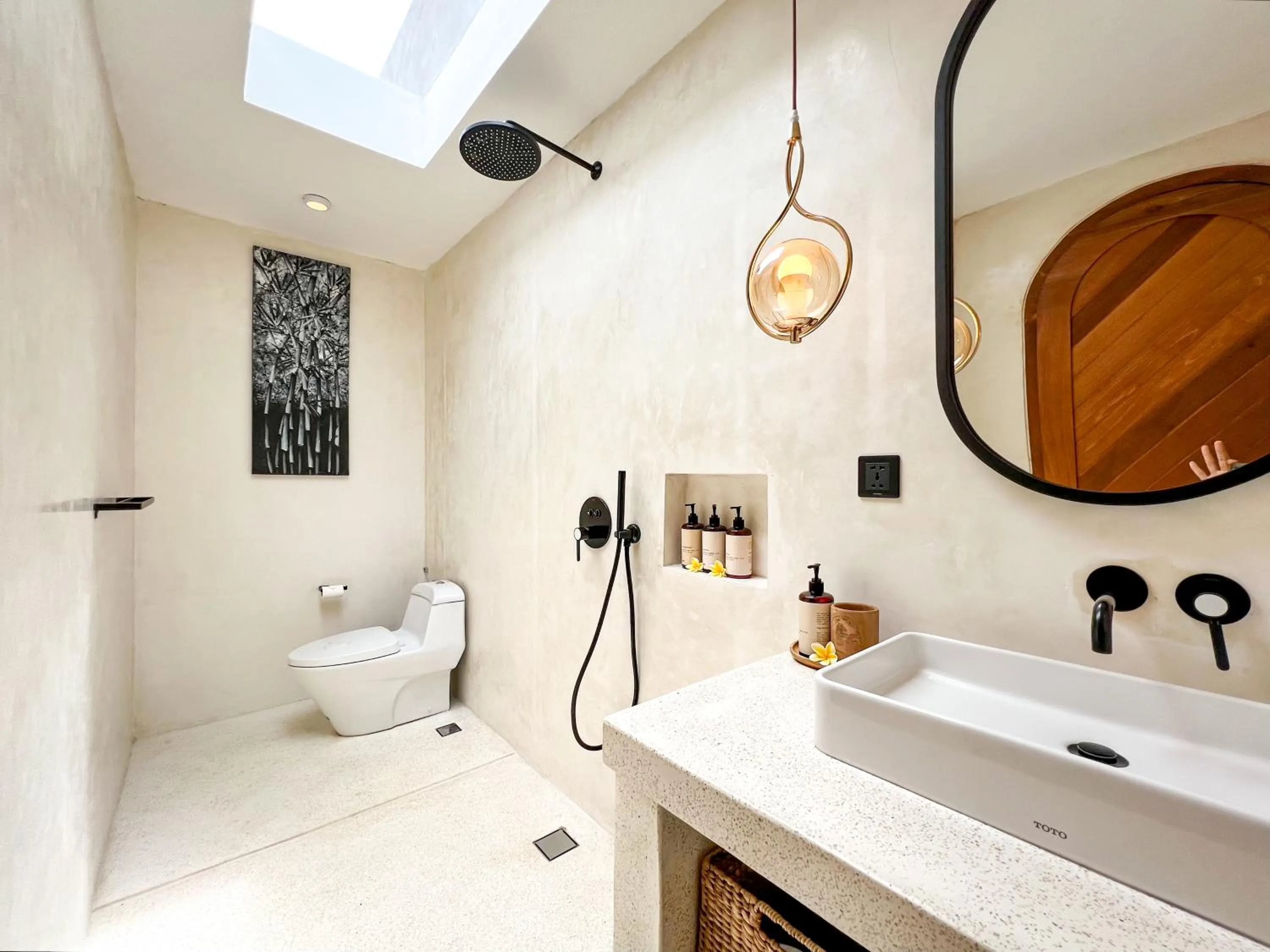 Shower in La Grace Villa