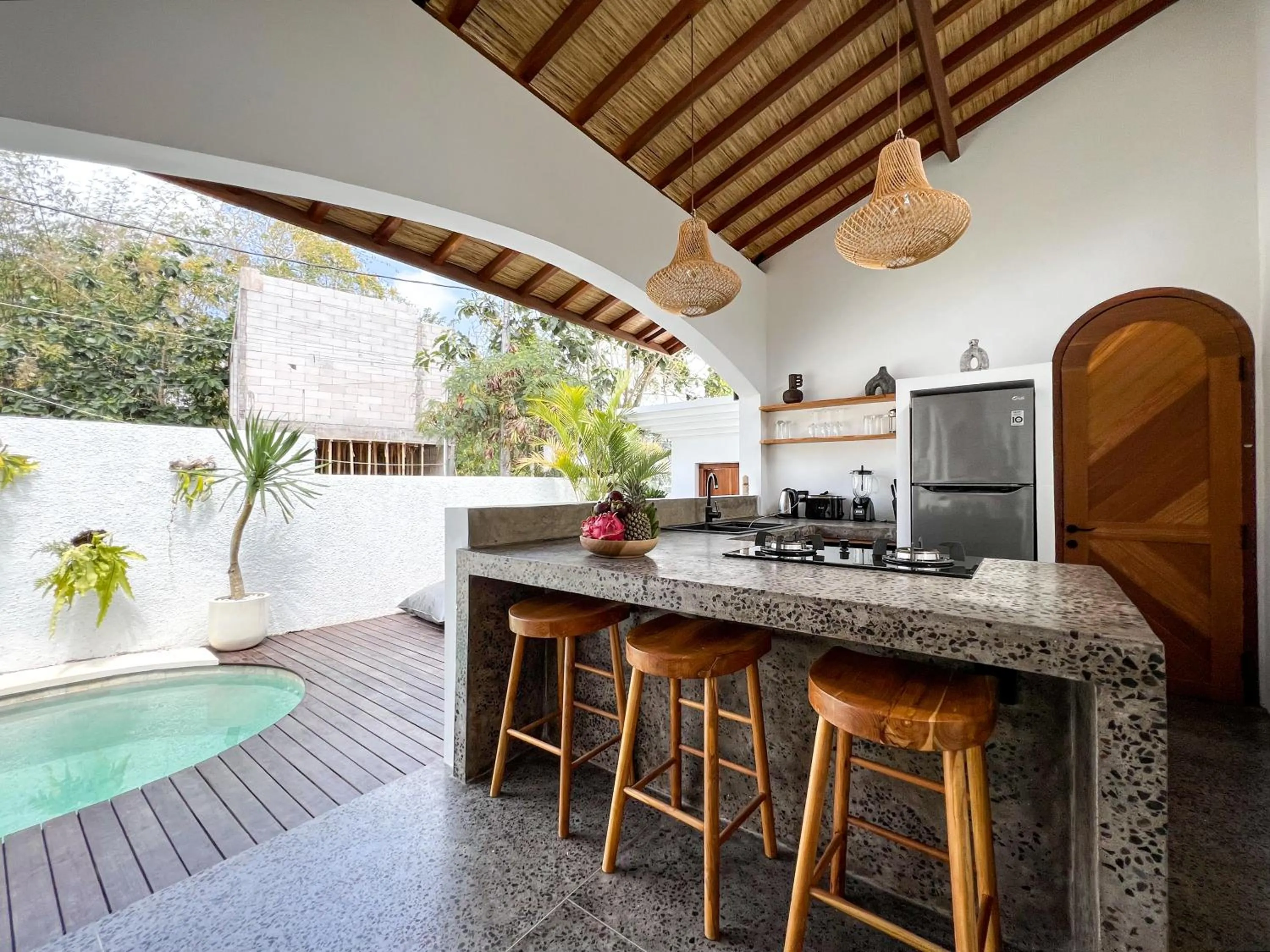 Kitchen or kitchenette in La Grace Villa