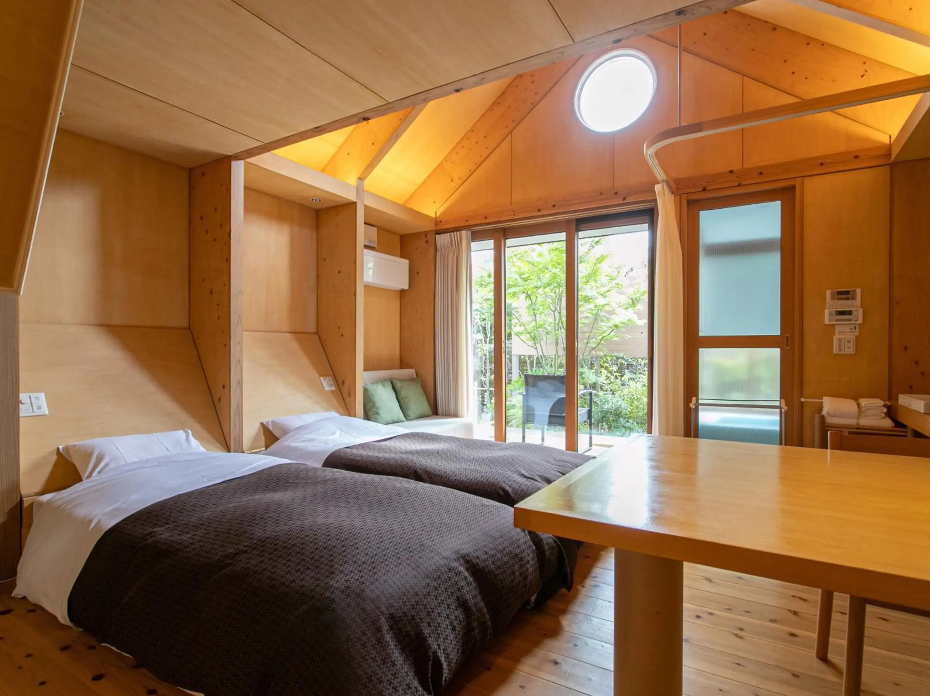 Twin Room with View in Kur Park Nagayu Twin Room with View in Kur Park Nagayu