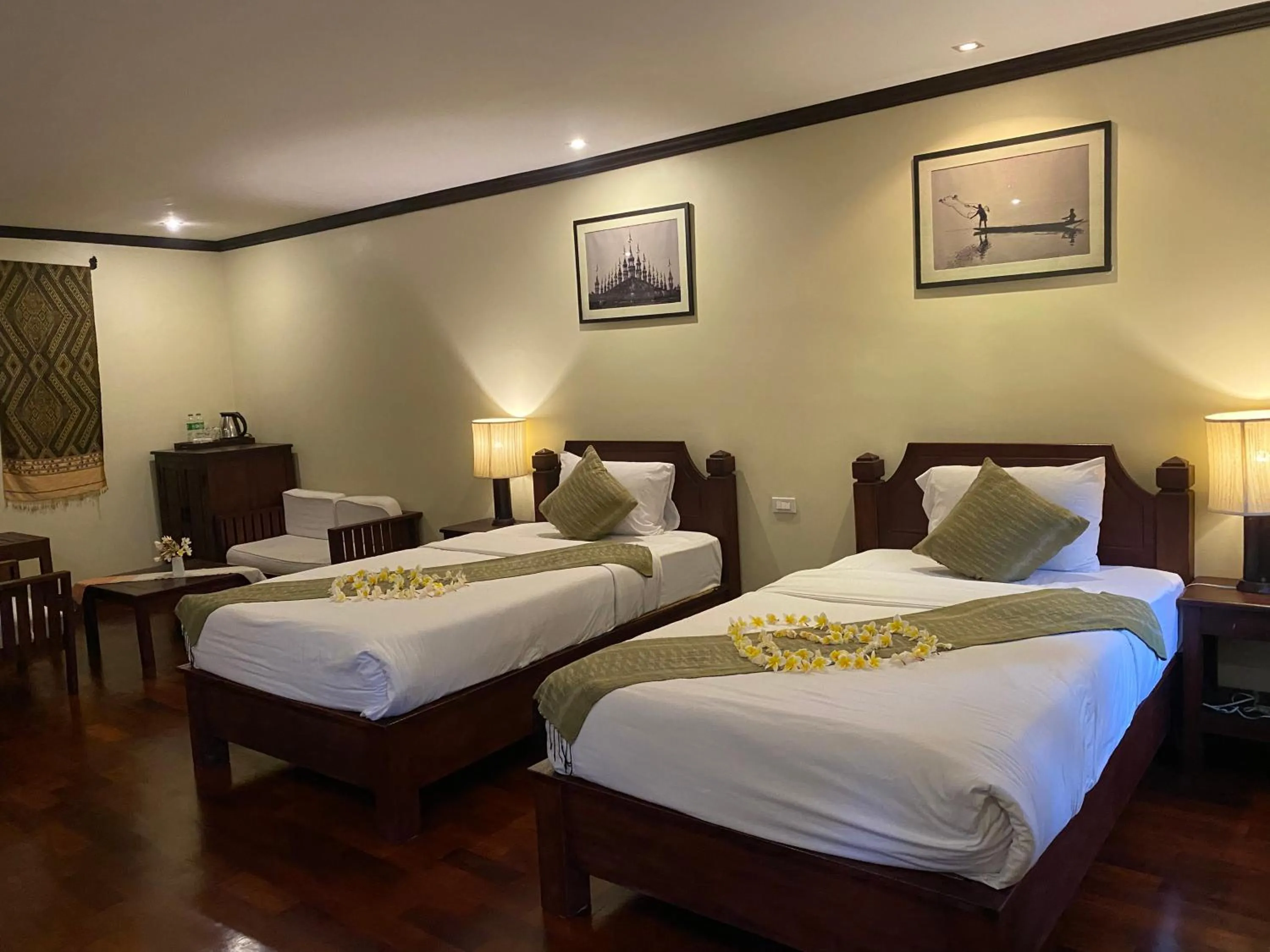 Photo of the whole room, Bed in Luang Prabang Residence & Travel