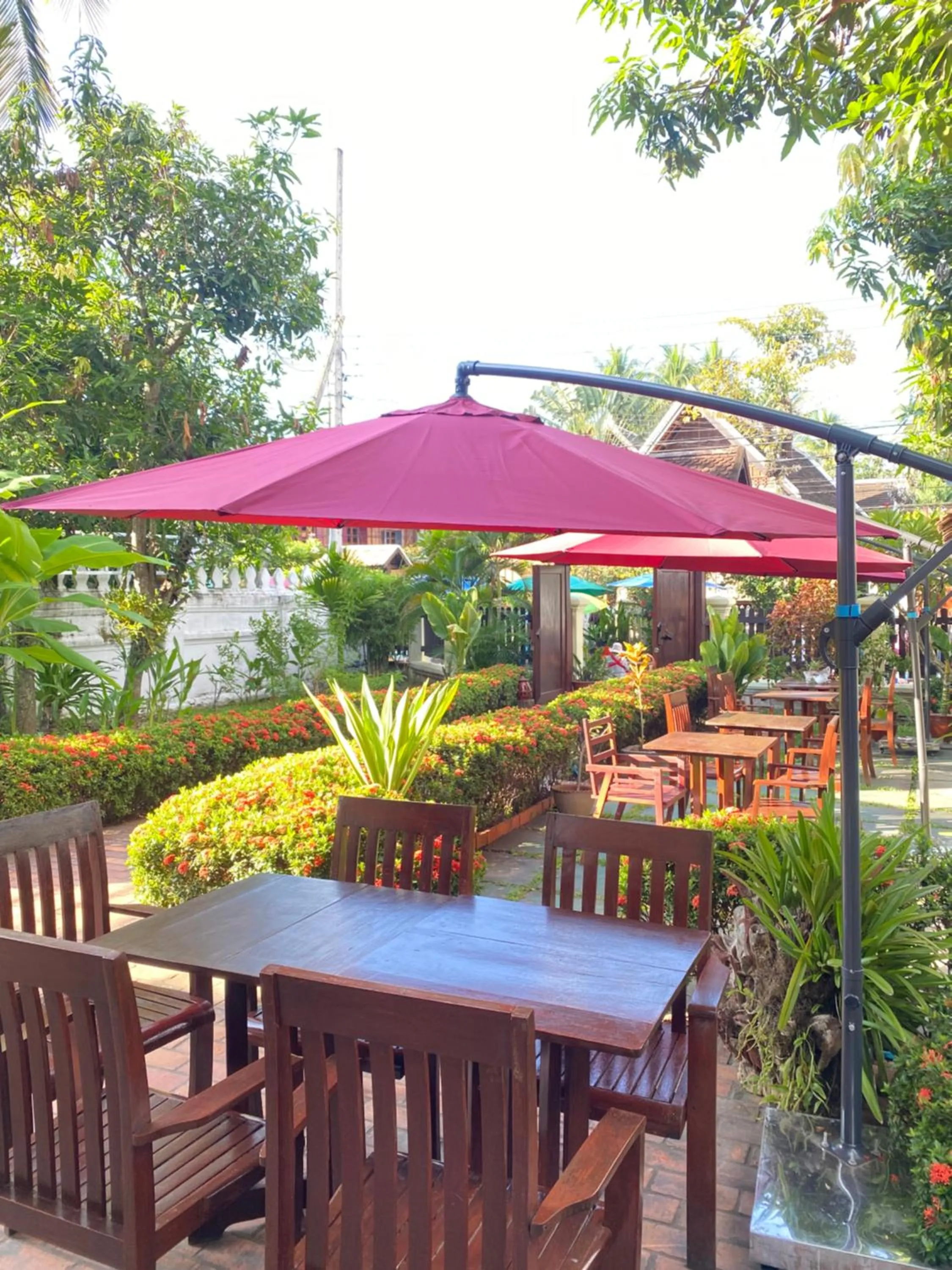 Patio in Luang Prabang Residence & Travel