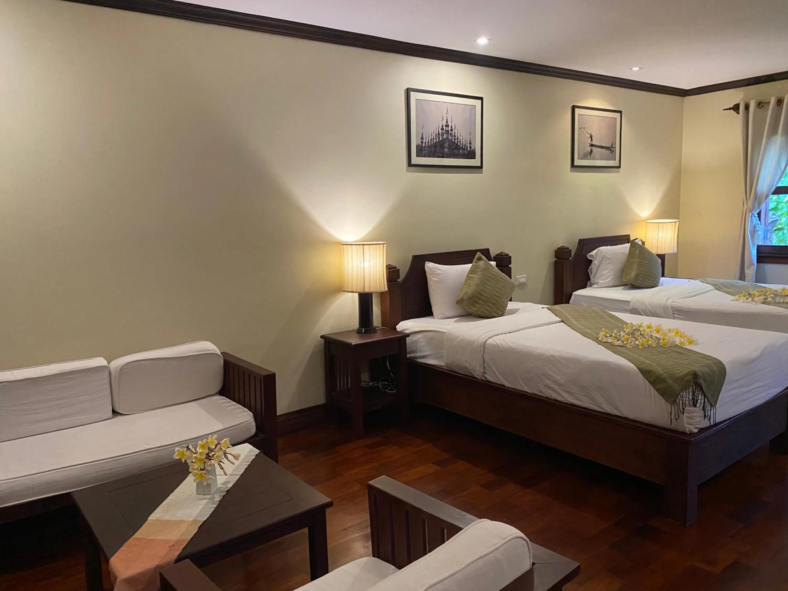 Photo of the whole room, Bed in Luang Prabang Residence & Travel