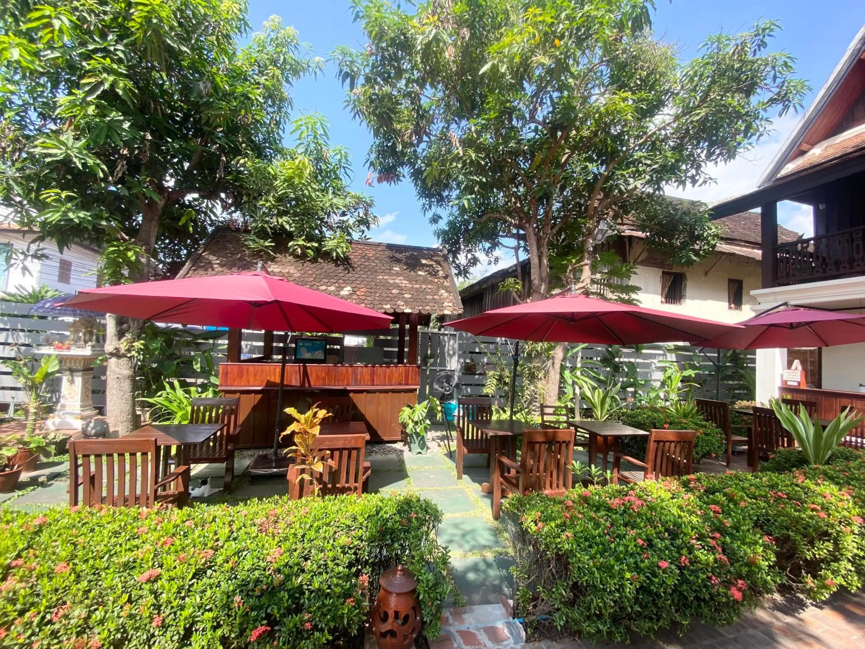 Garden view in Luang Prabang Residence & Travel