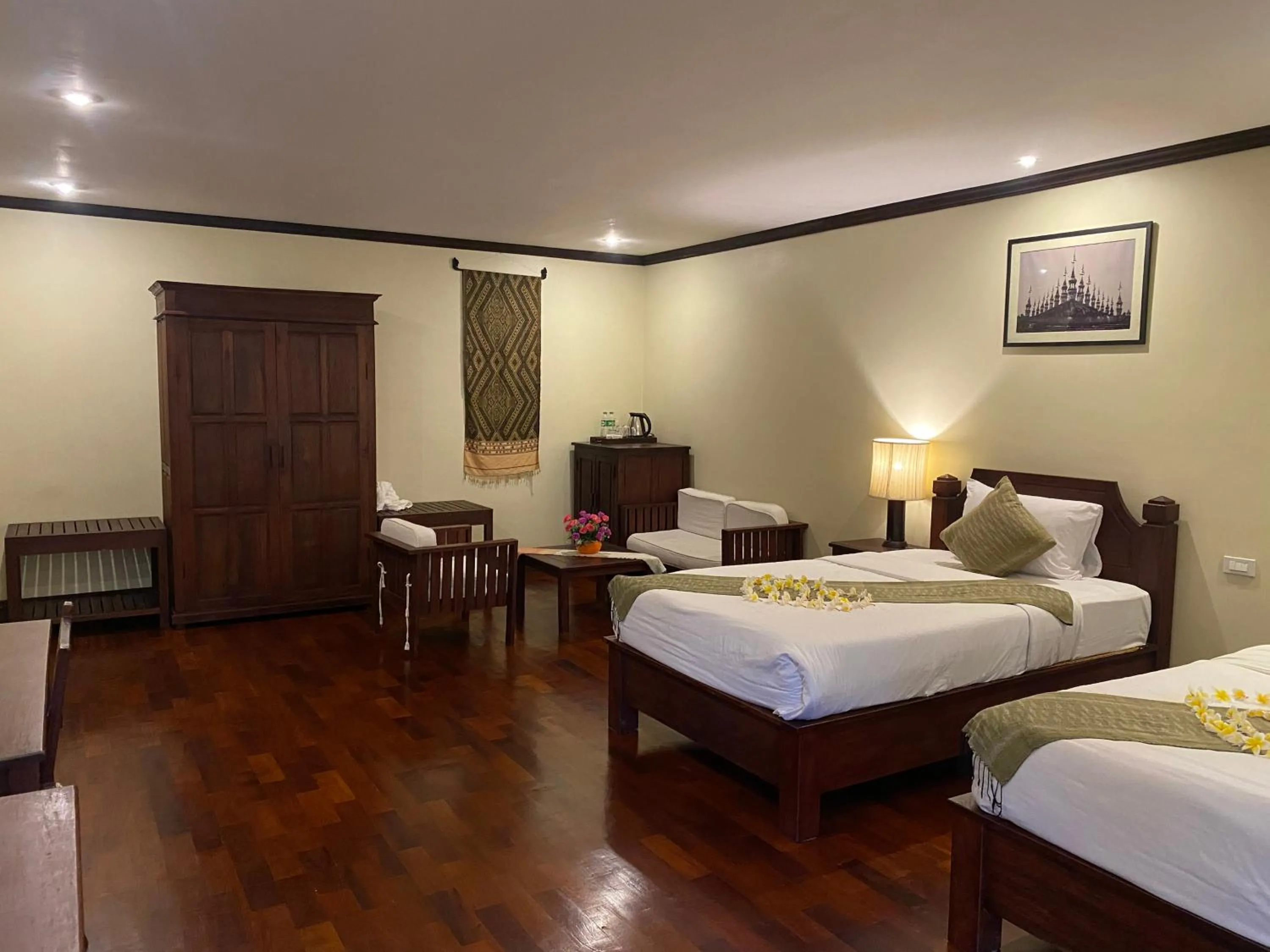 Photo of the whole room, Bed in Luang Prabang Residence & Travel