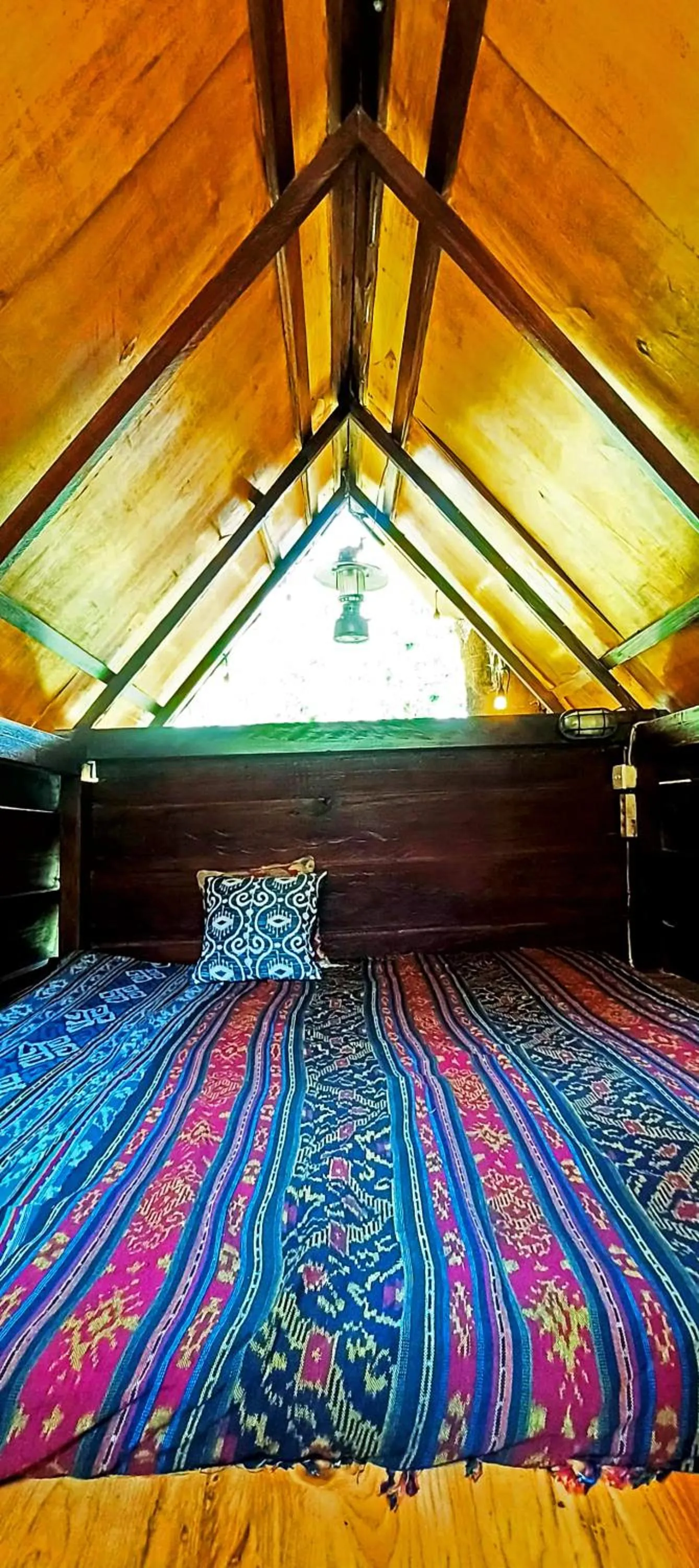 Bed in Uma Villa Manado