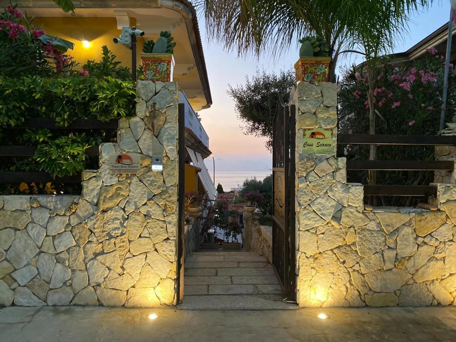 Facade/entrance in Tropea Casa Scirocco