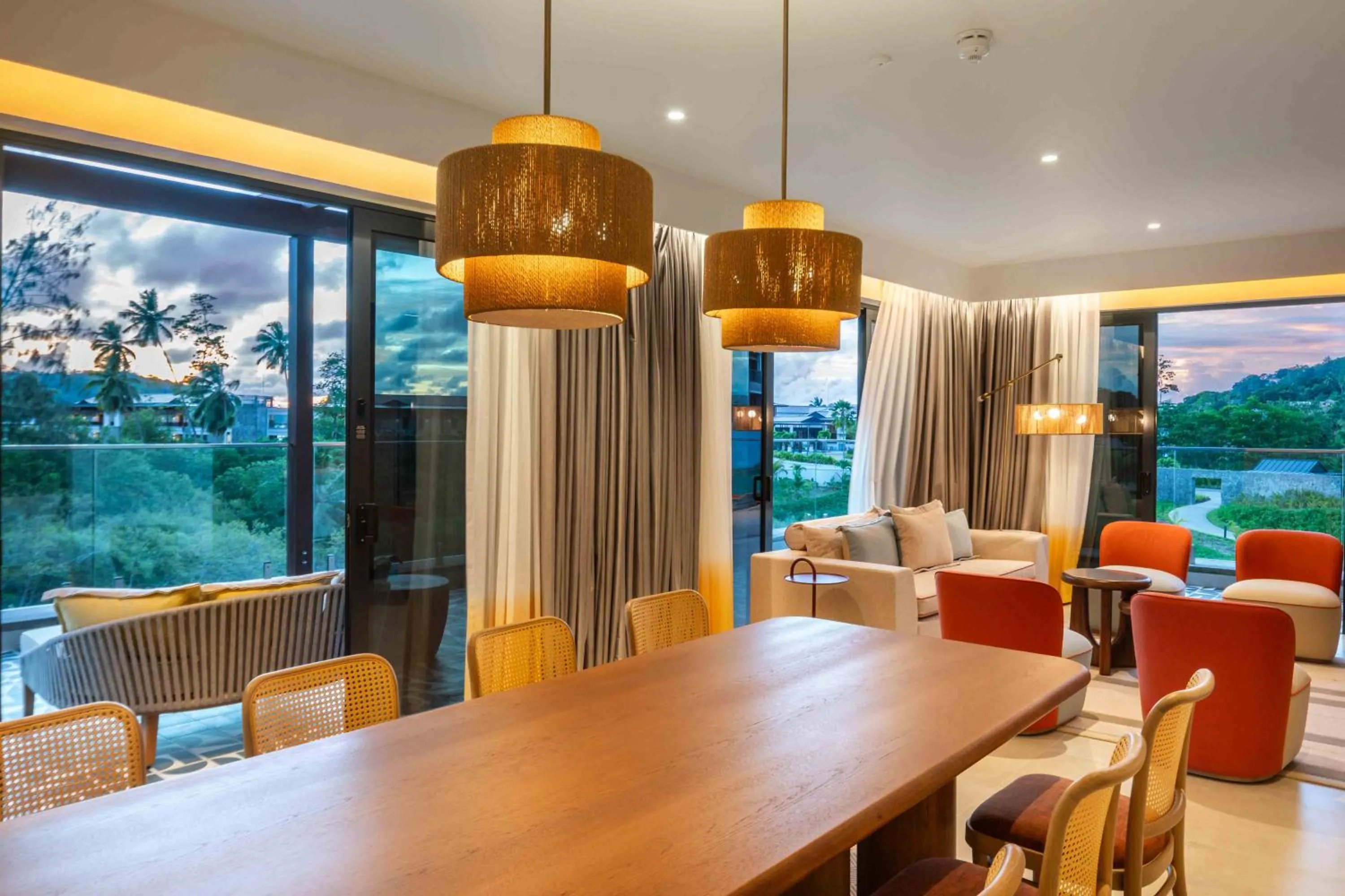 Dining area in Canopy By Hilton Seychelles Resort