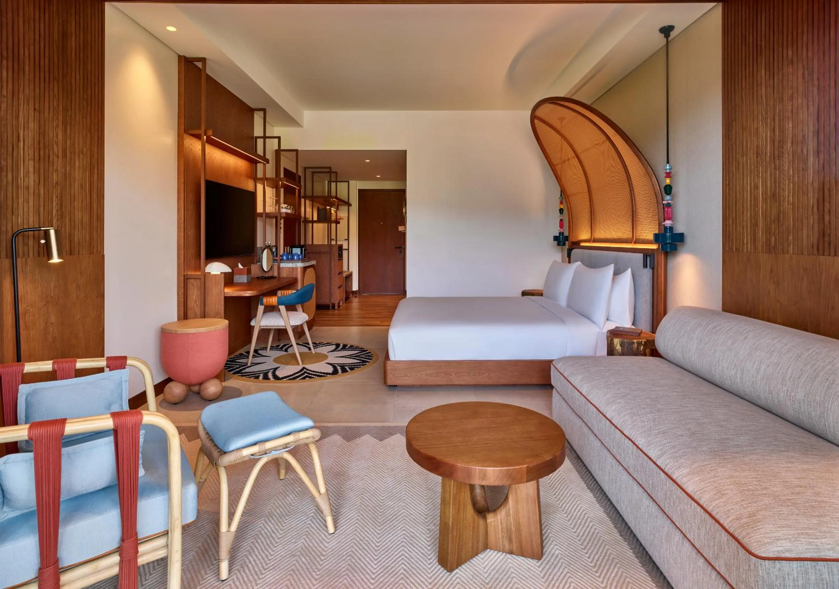 Bed in Canopy By Hilton Seychelles Resort