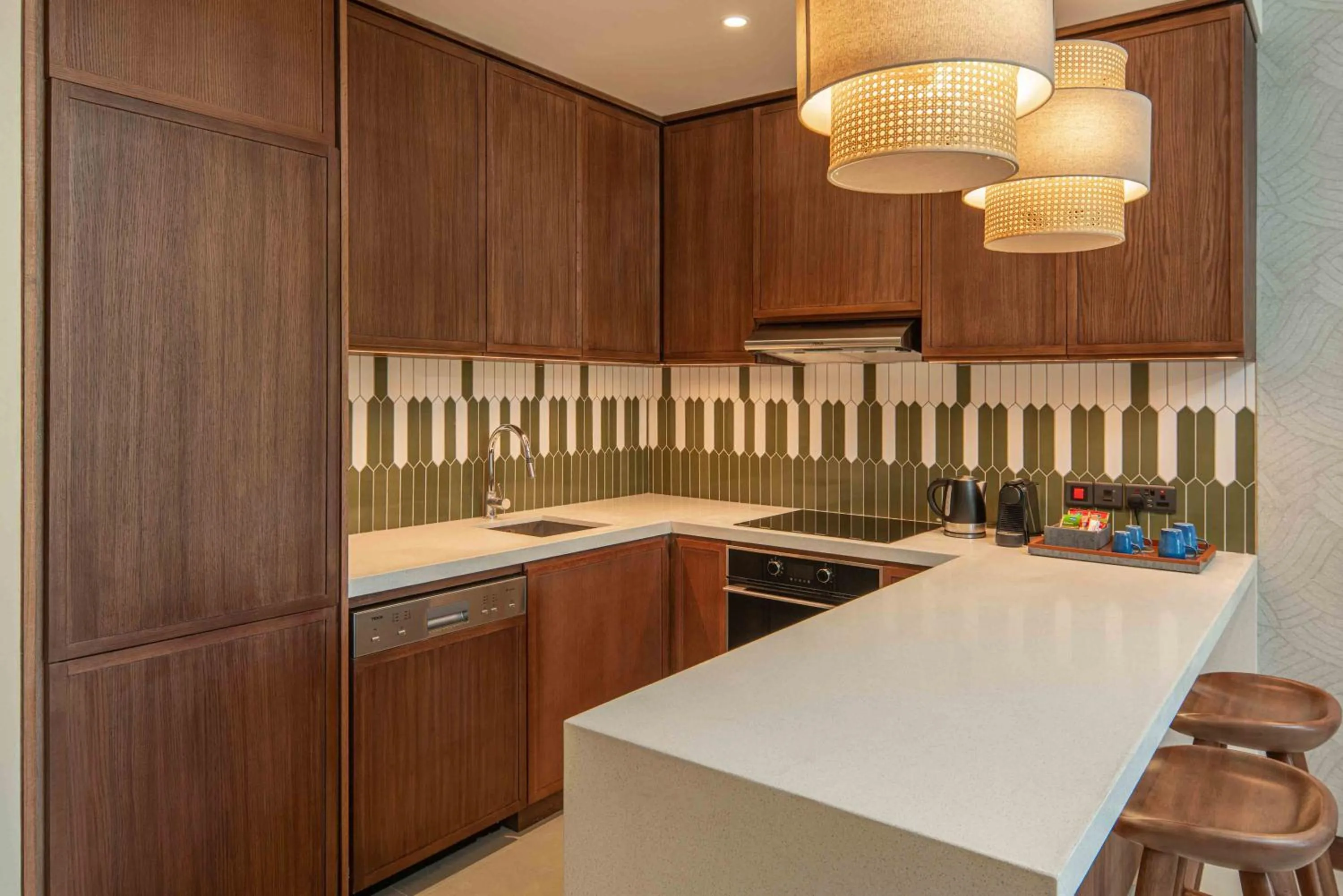 Kitchen or kitchenette in Canopy By Hilton Seychelles Resort