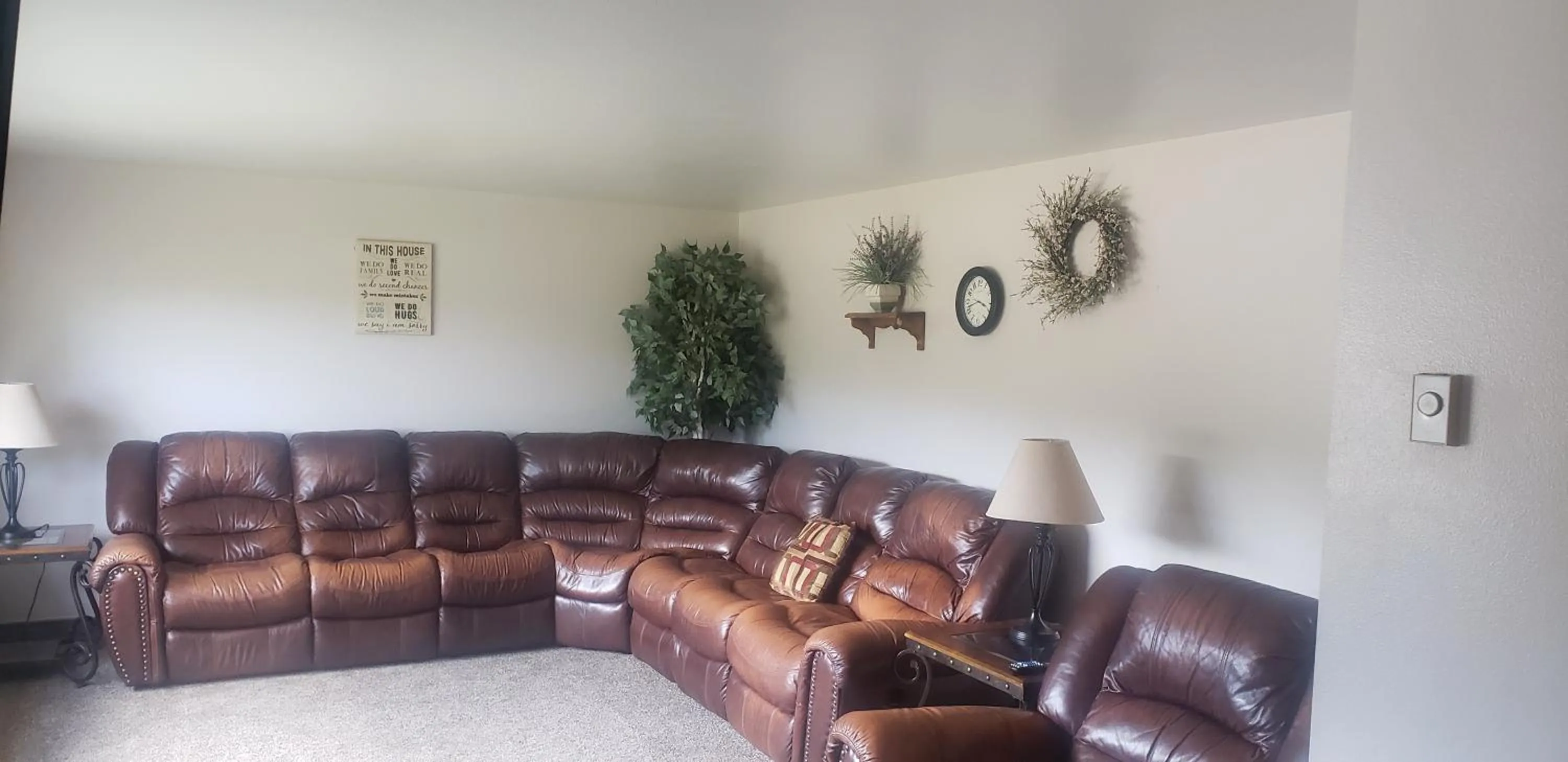 Seating Area in Bryce Valley Lodging