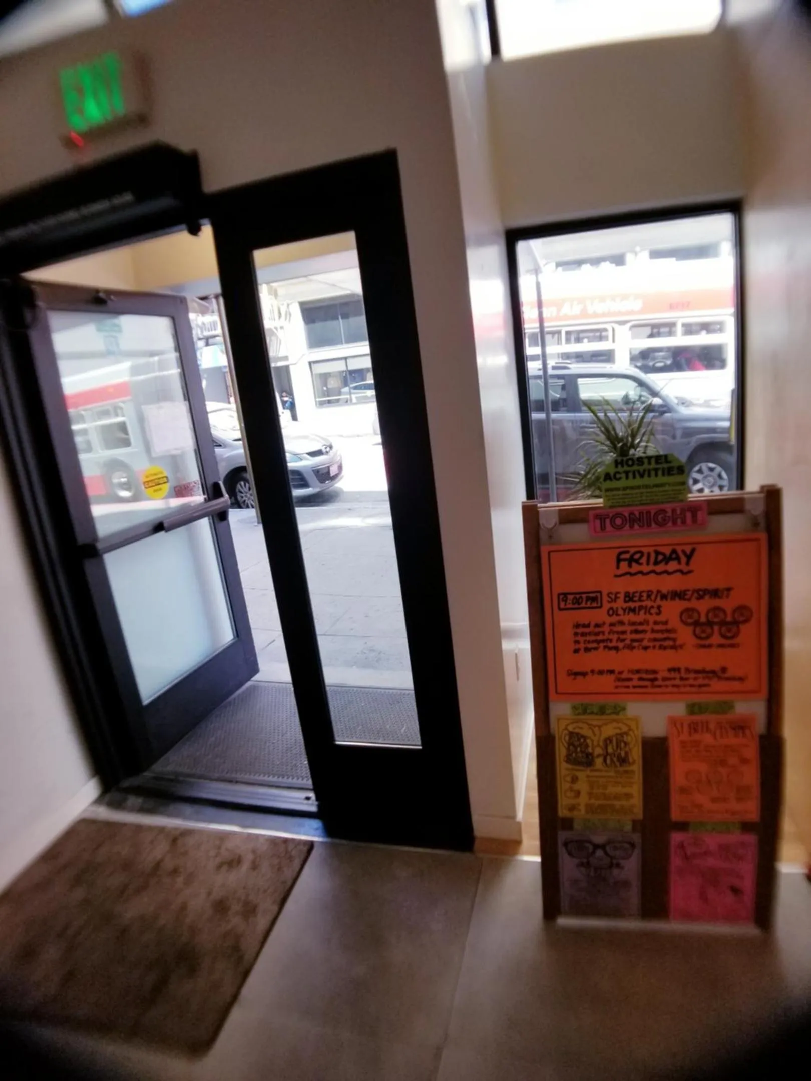 Facade/entrance in Orange Village Hostel