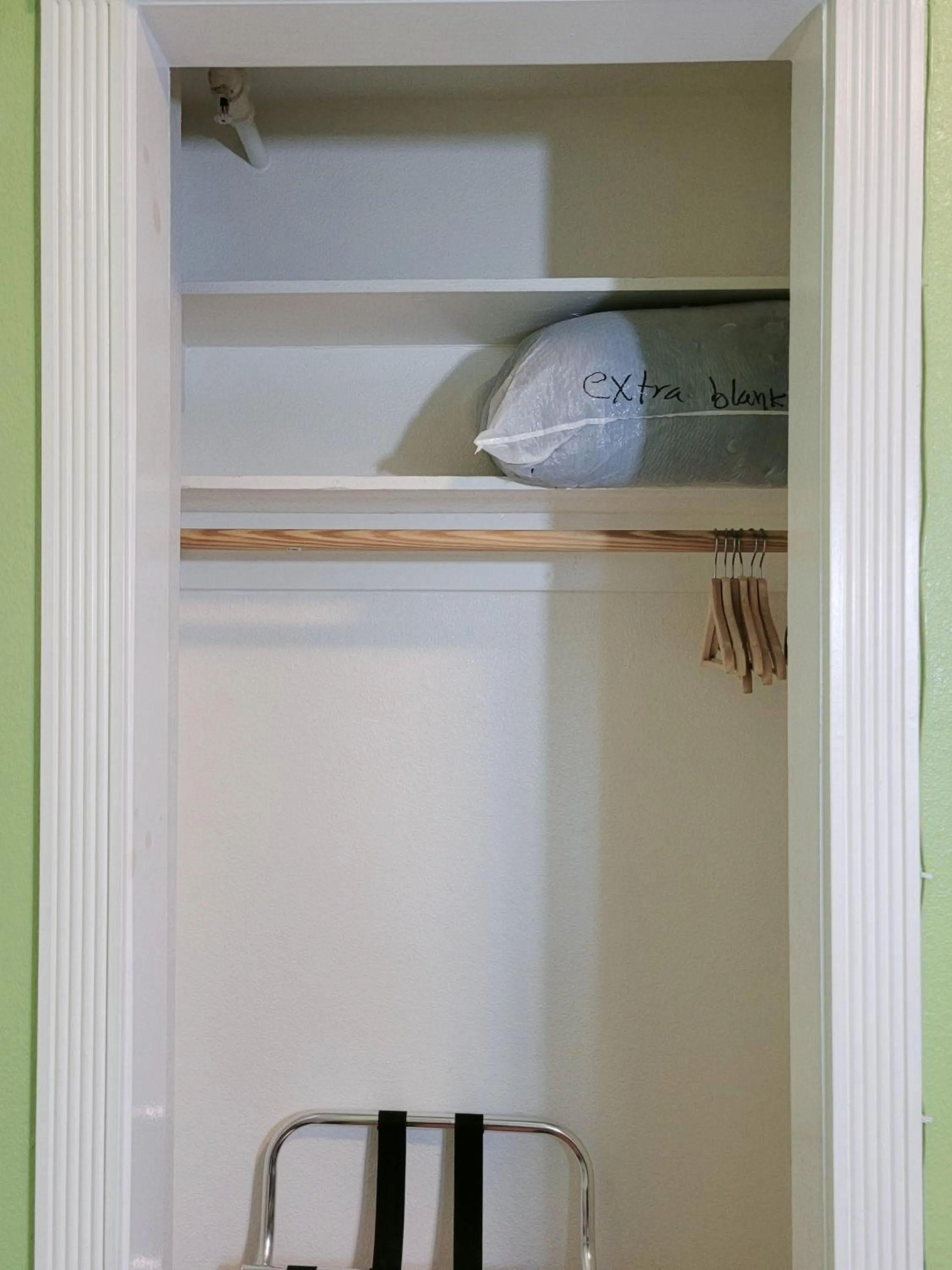 wardrobe in Orange Village Hostel