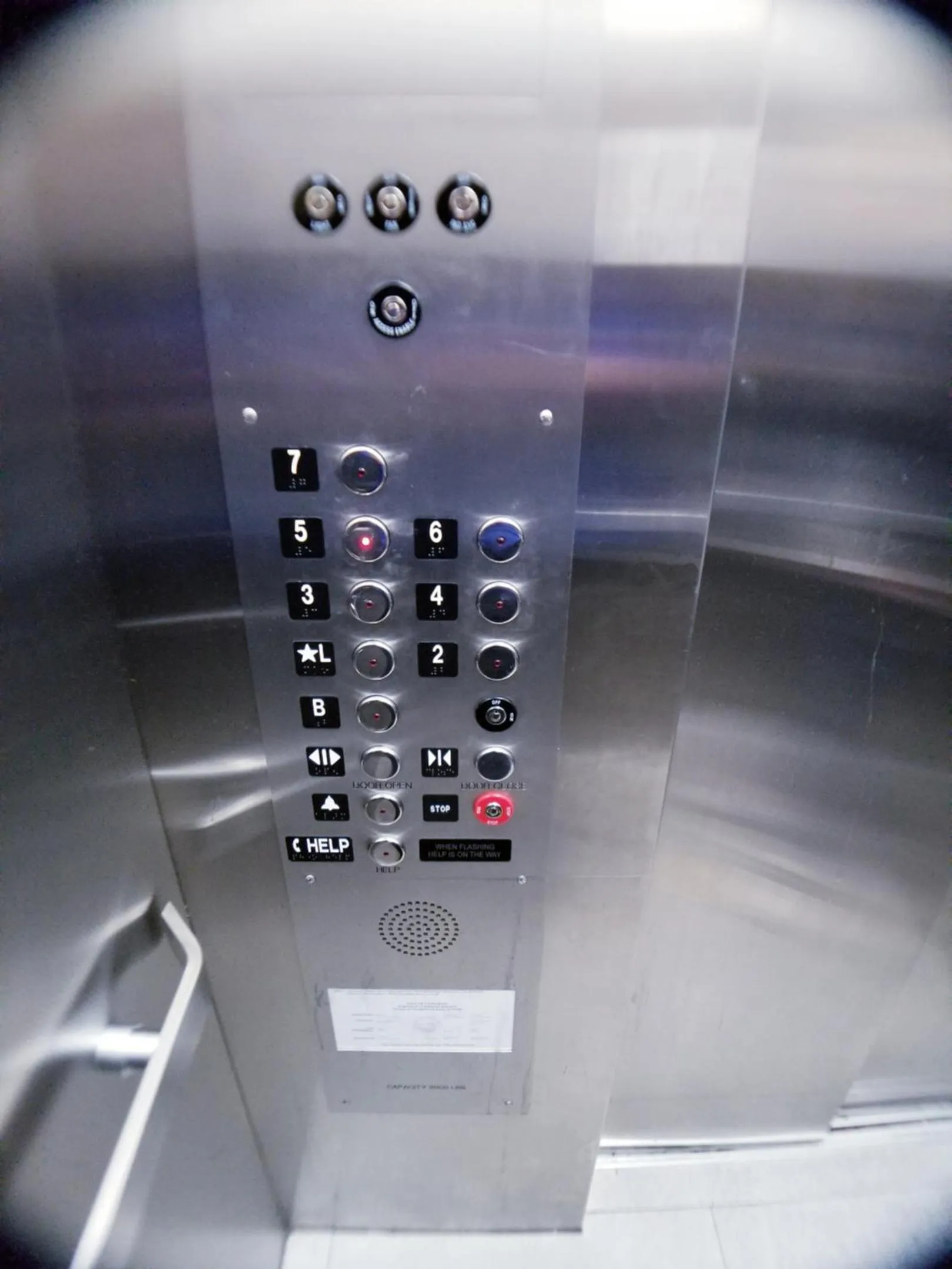 elevator in Orange Village Hostel