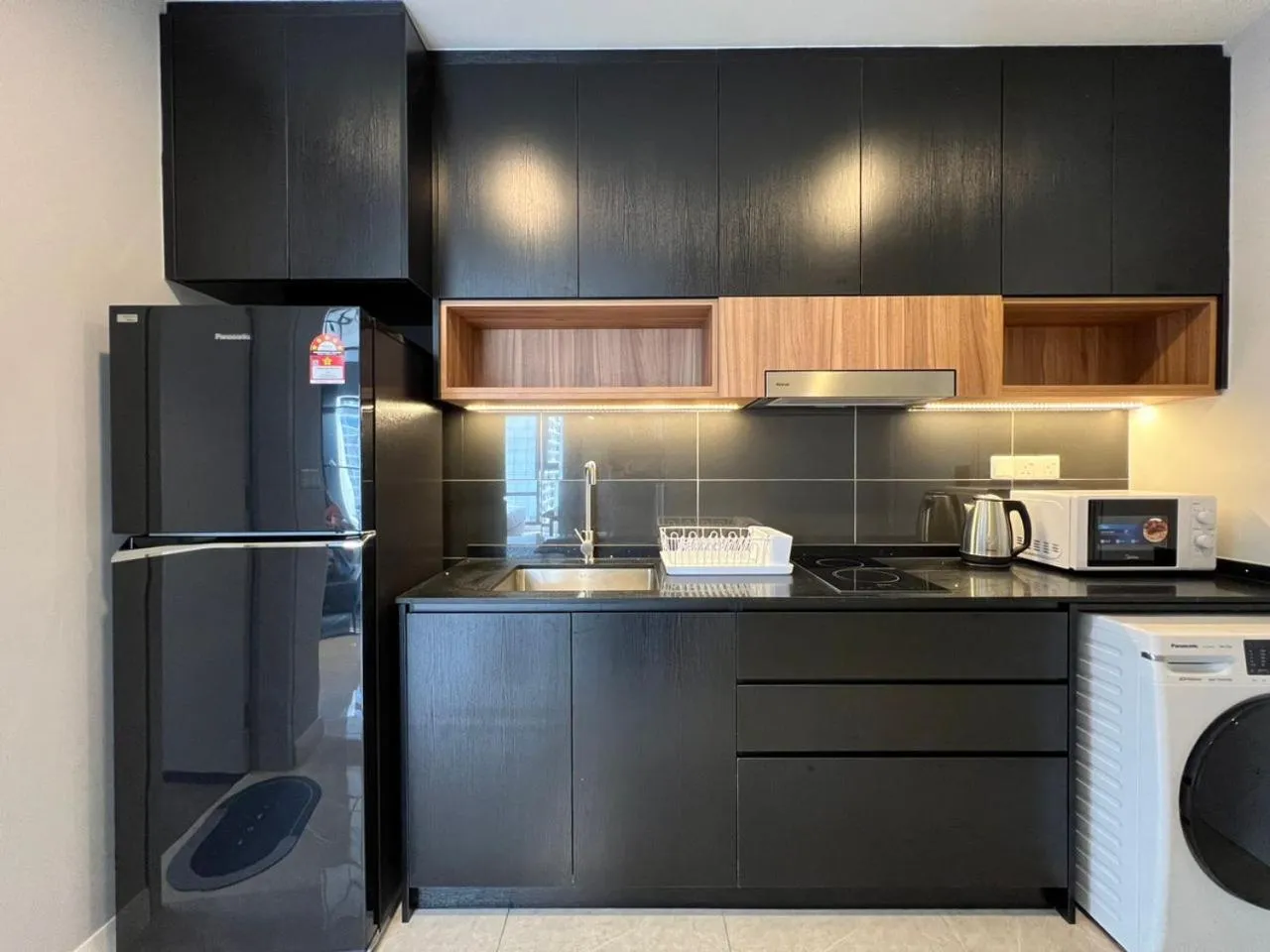 Kitchen or kitchenette in Axon Residence Bukit Bintang Kuala Lumpur By Apex