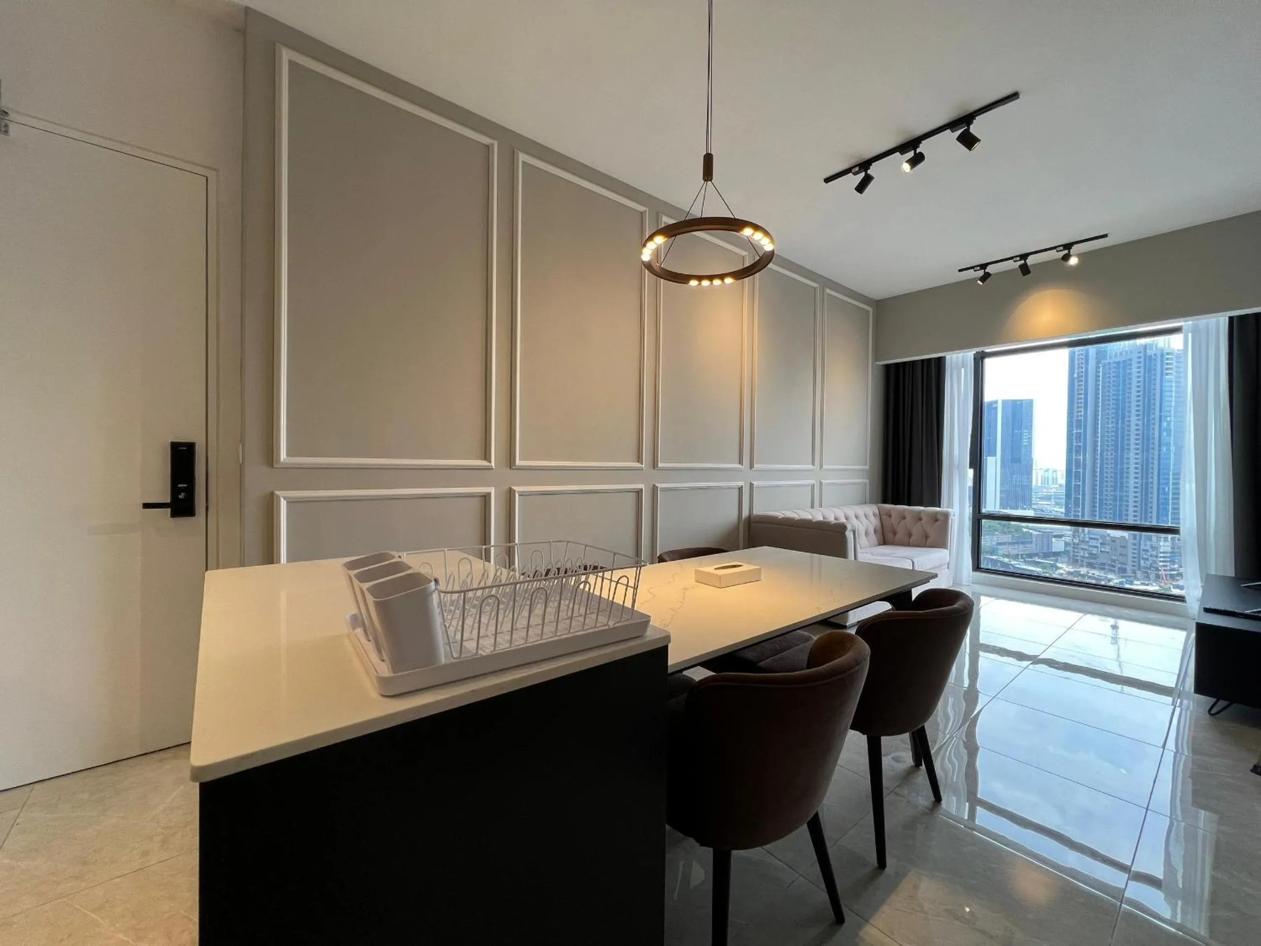 Living room in Axon Residence Bukit Bintang Kuala Lumpur By Apex