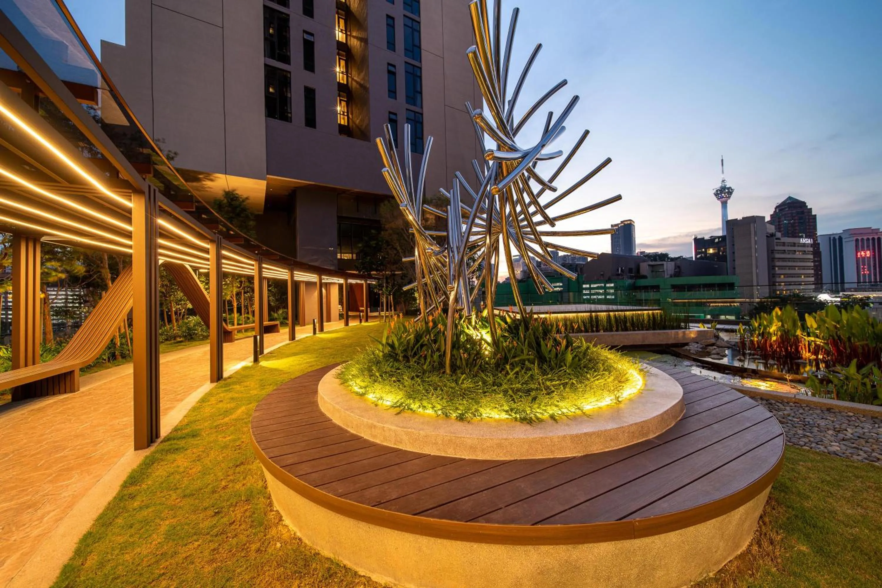 Night in Axon Residence Bukit Bintang Kuala Lumpur By Apex