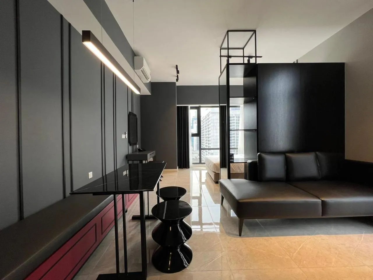 Seating area in Axon Residence Bukit Bintang Kuala Lumpur By Apex