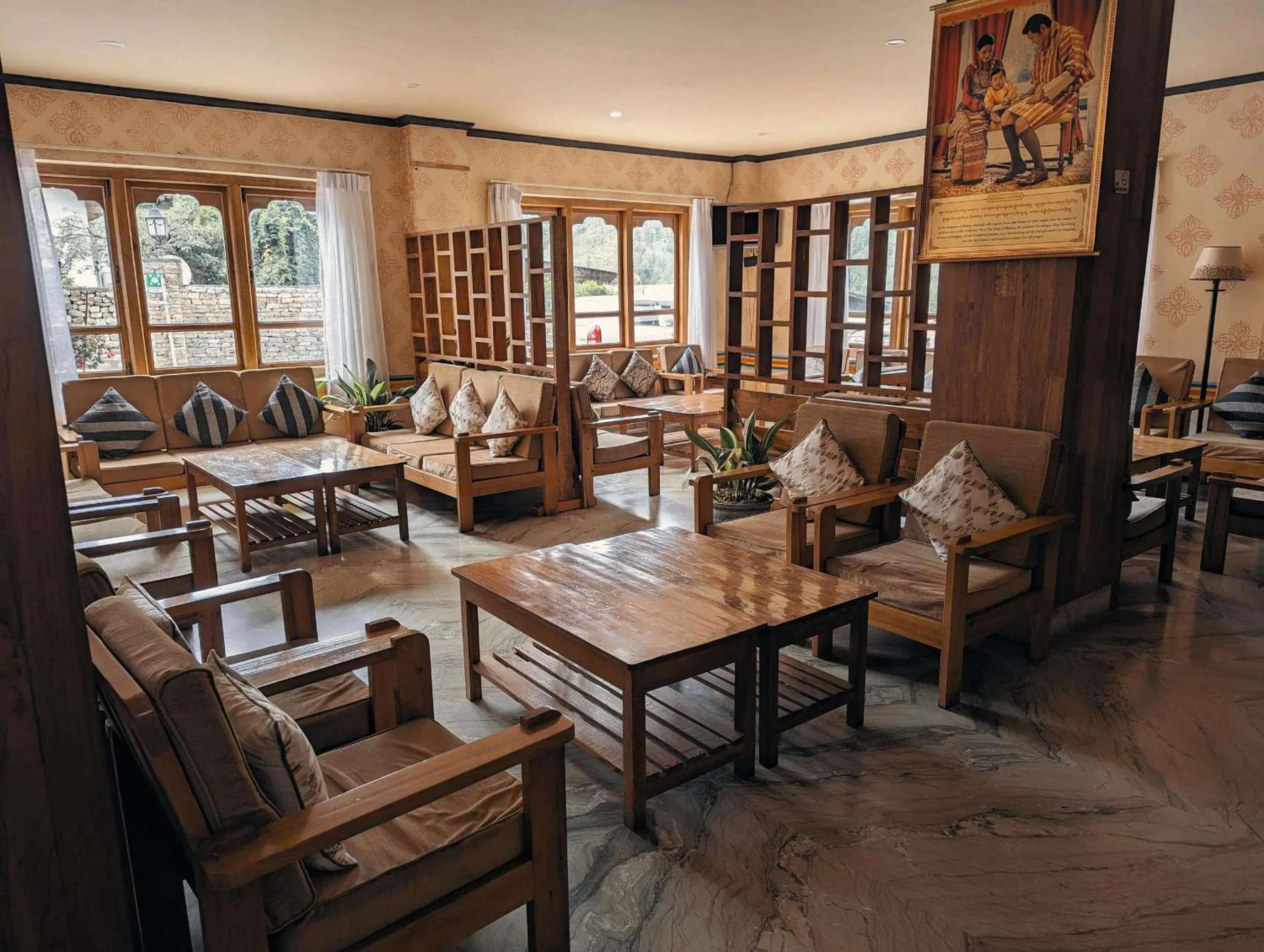 Living room in Hotel Amodhara