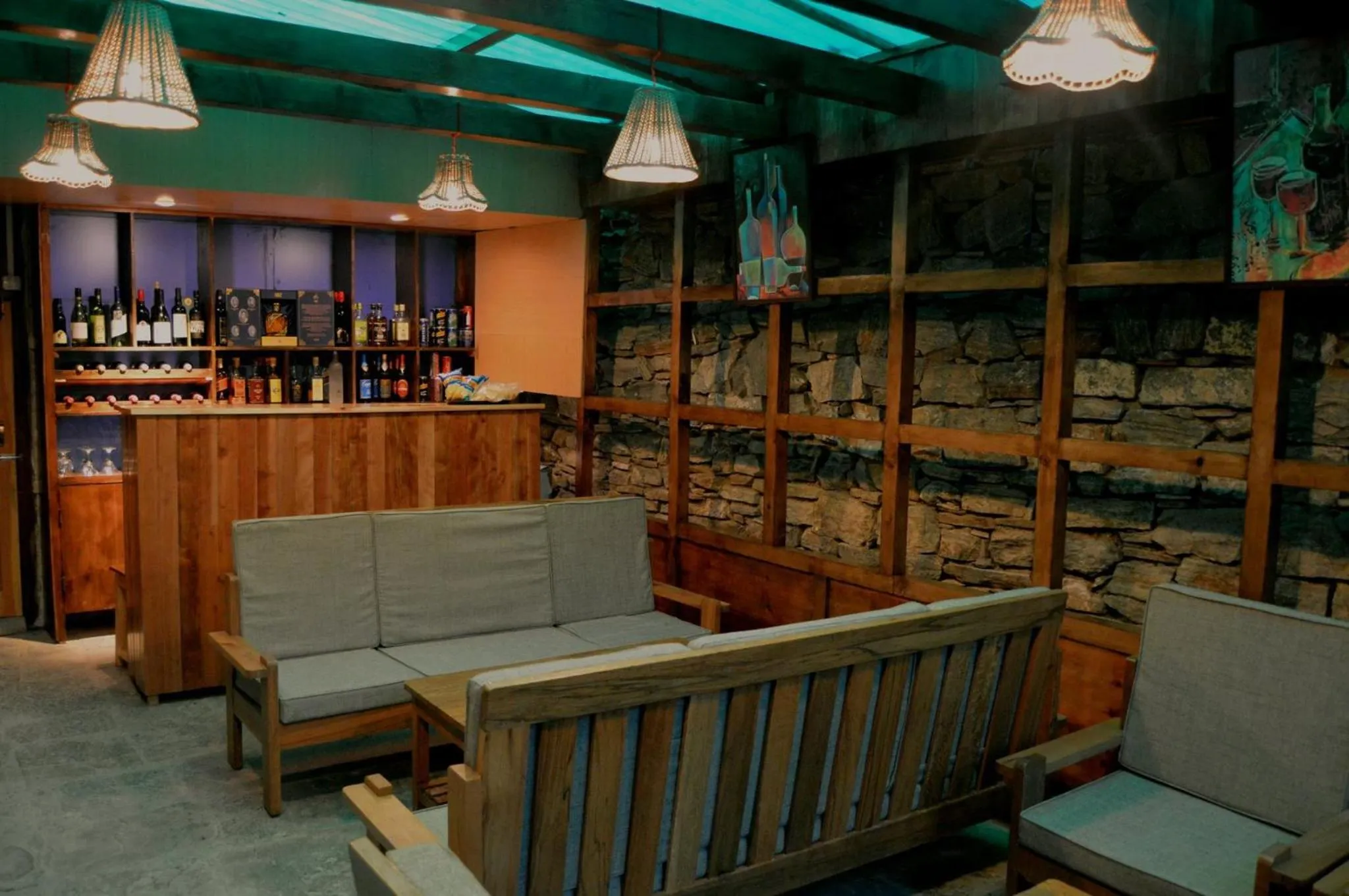 Lounge or bar in Hotel Amodhara