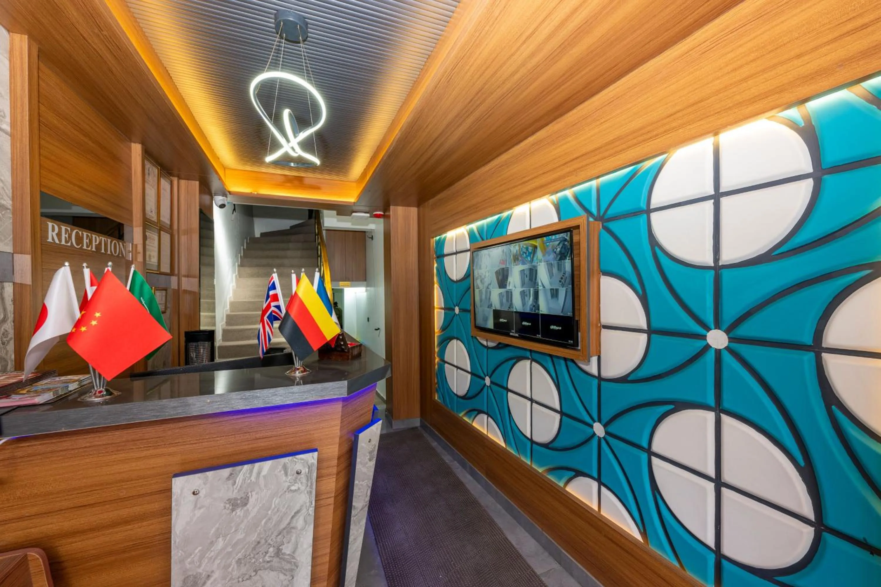 Lobby or reception in mayza otel