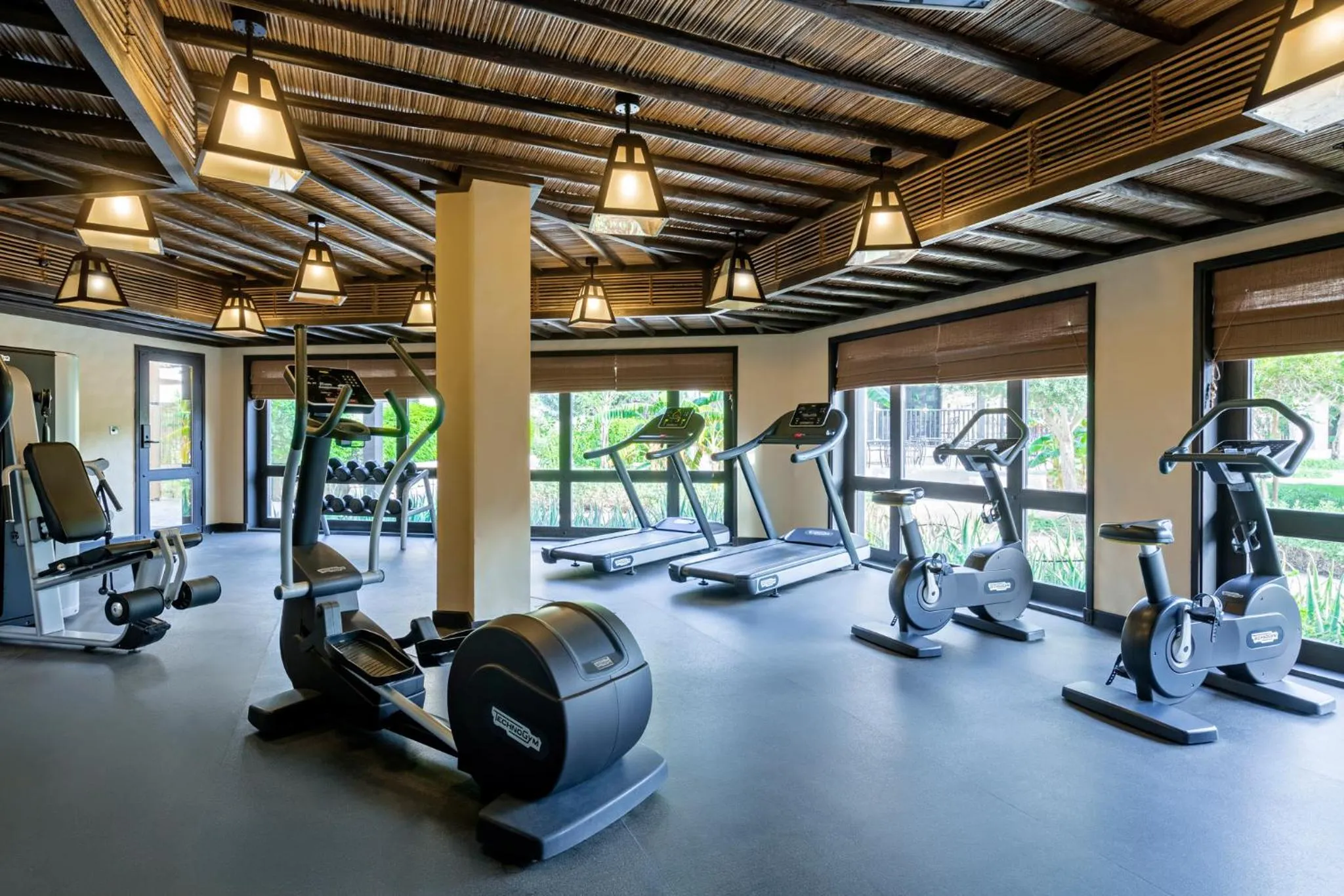 Fitness centre/facilities in Atana Musandam Resort