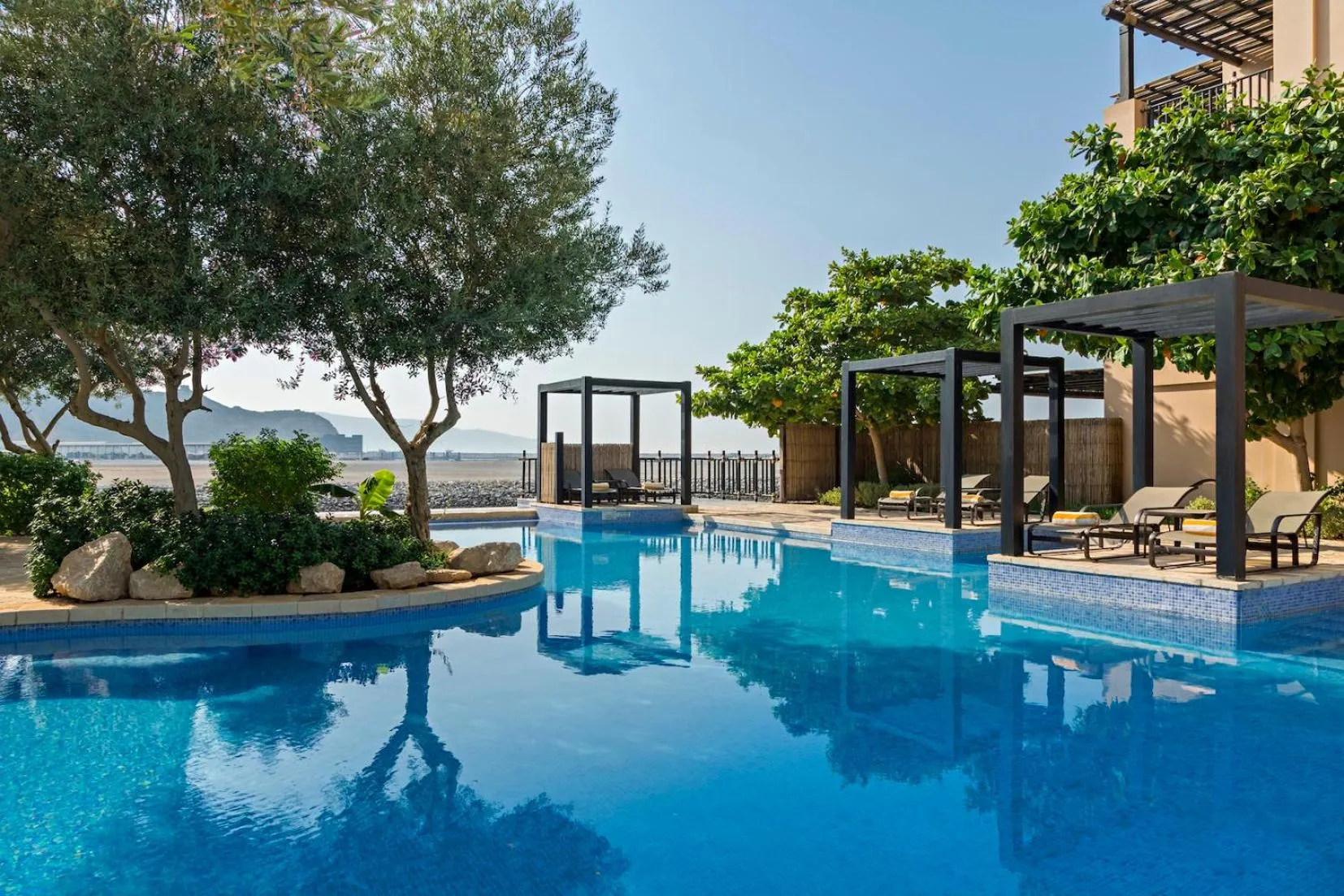 Swimming pool in Atana Musandam Resort