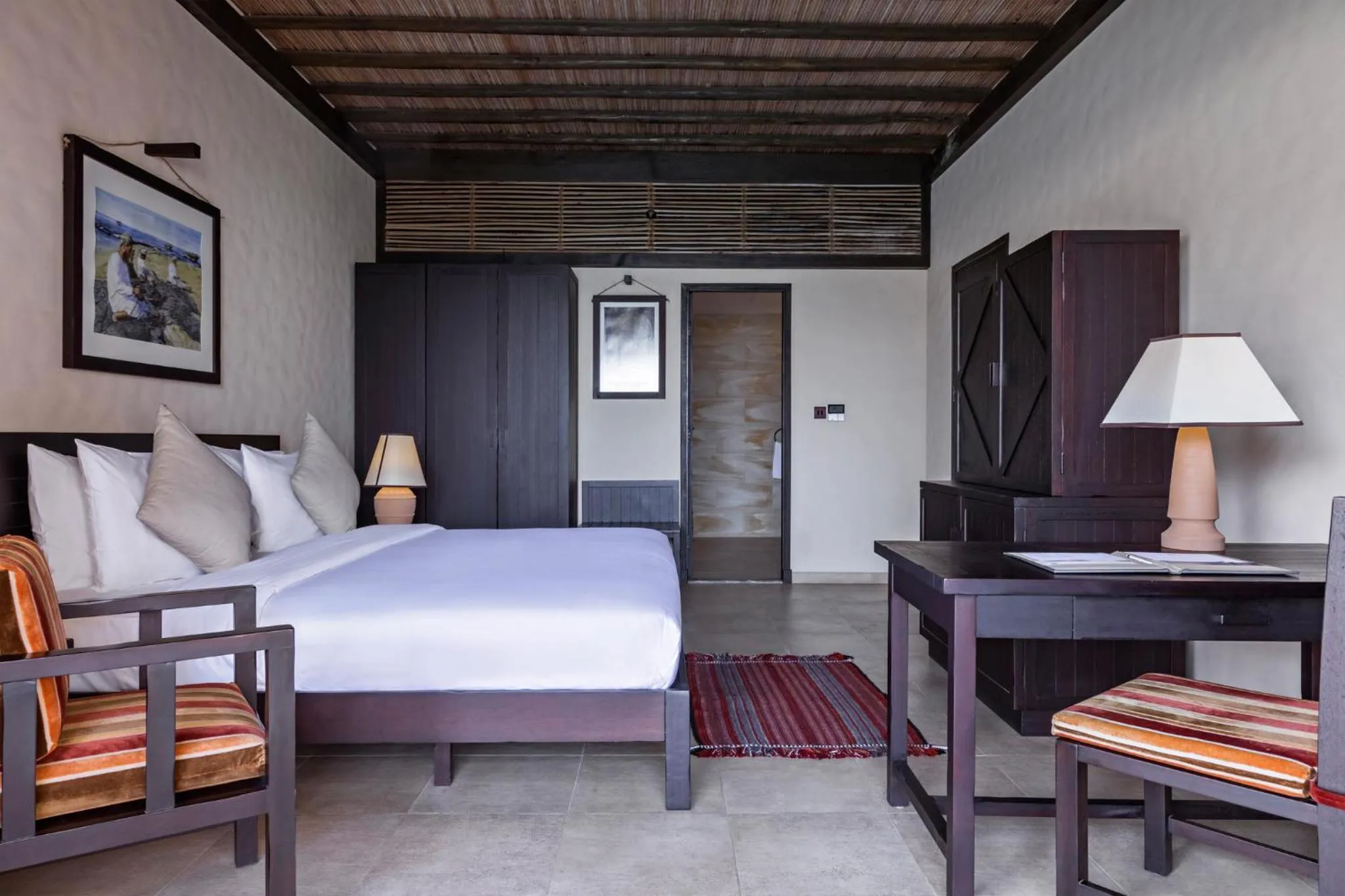 Bed in Atana Musandam Resort