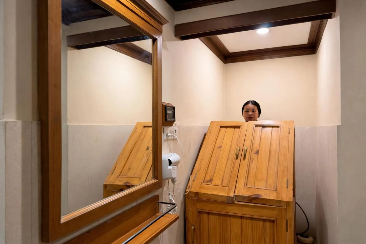 Steam room in Sanskriti Vedic Retreat