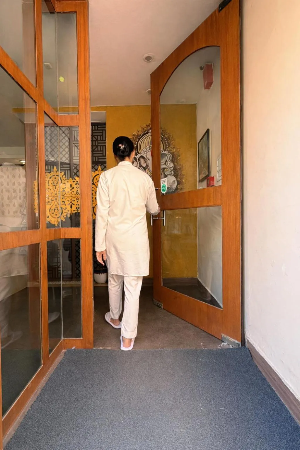 Facade/entrance in Sanskriti Vedic Retreat