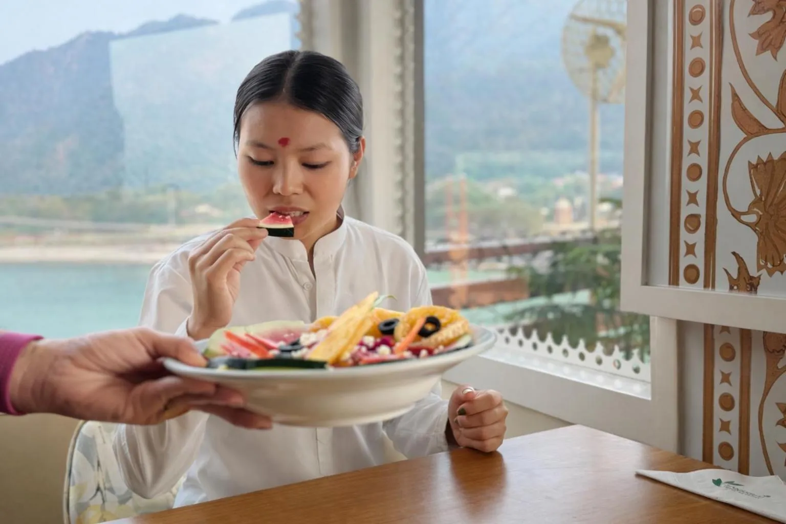 Food in Sanskriti Vedic Retreat