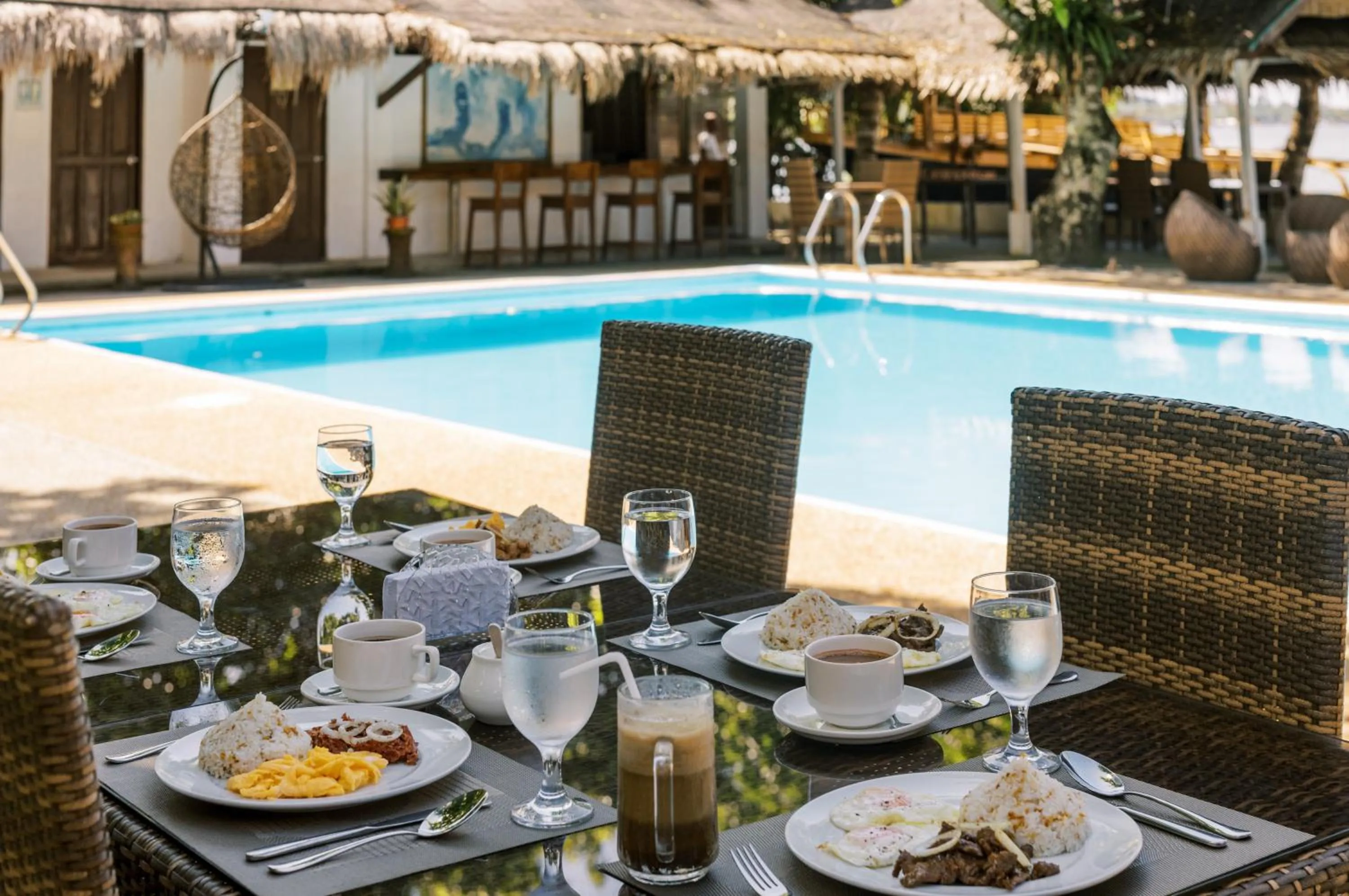 Breakfast in Nabulao Beach Resort