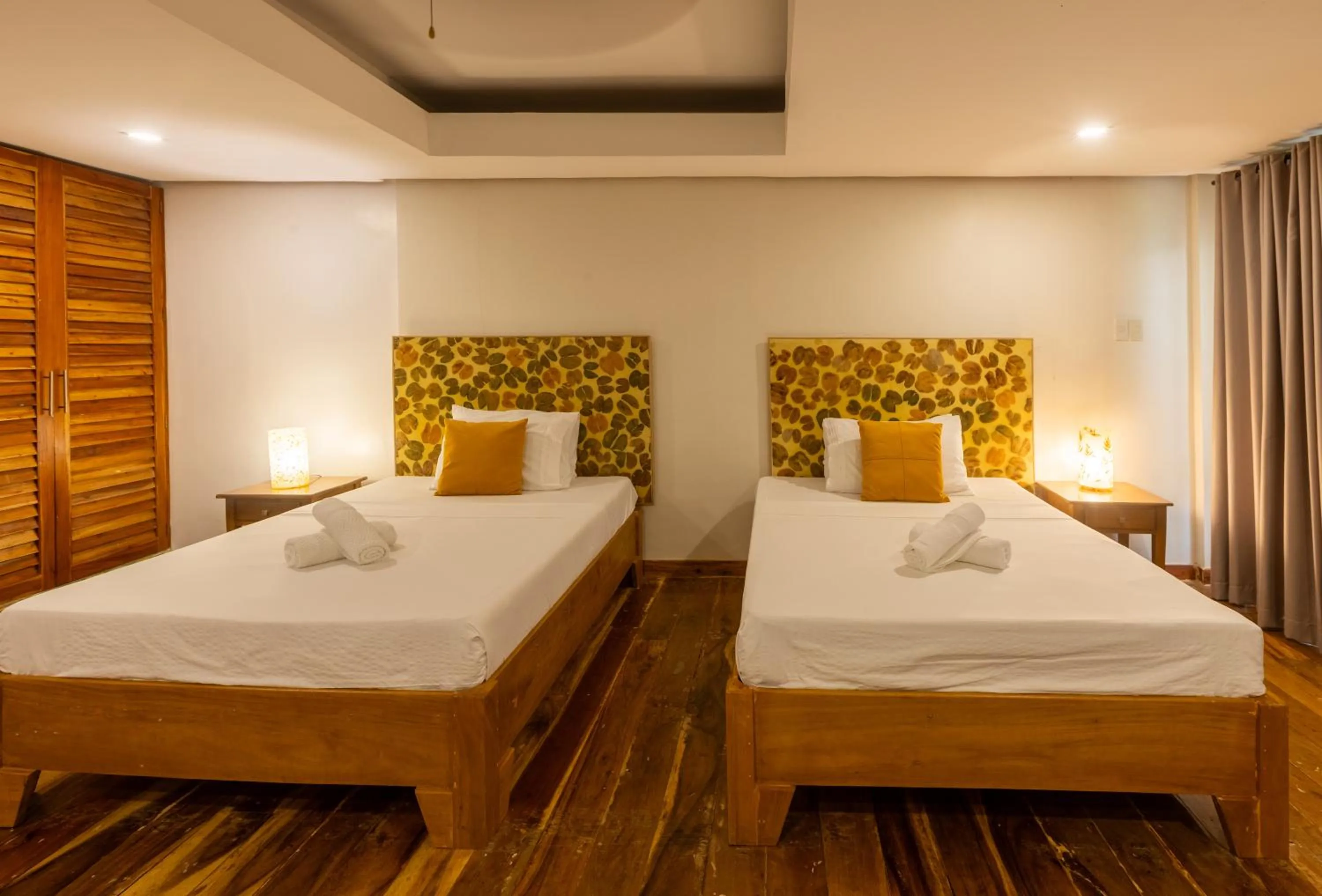 Bed in Nabulao Beach Resort