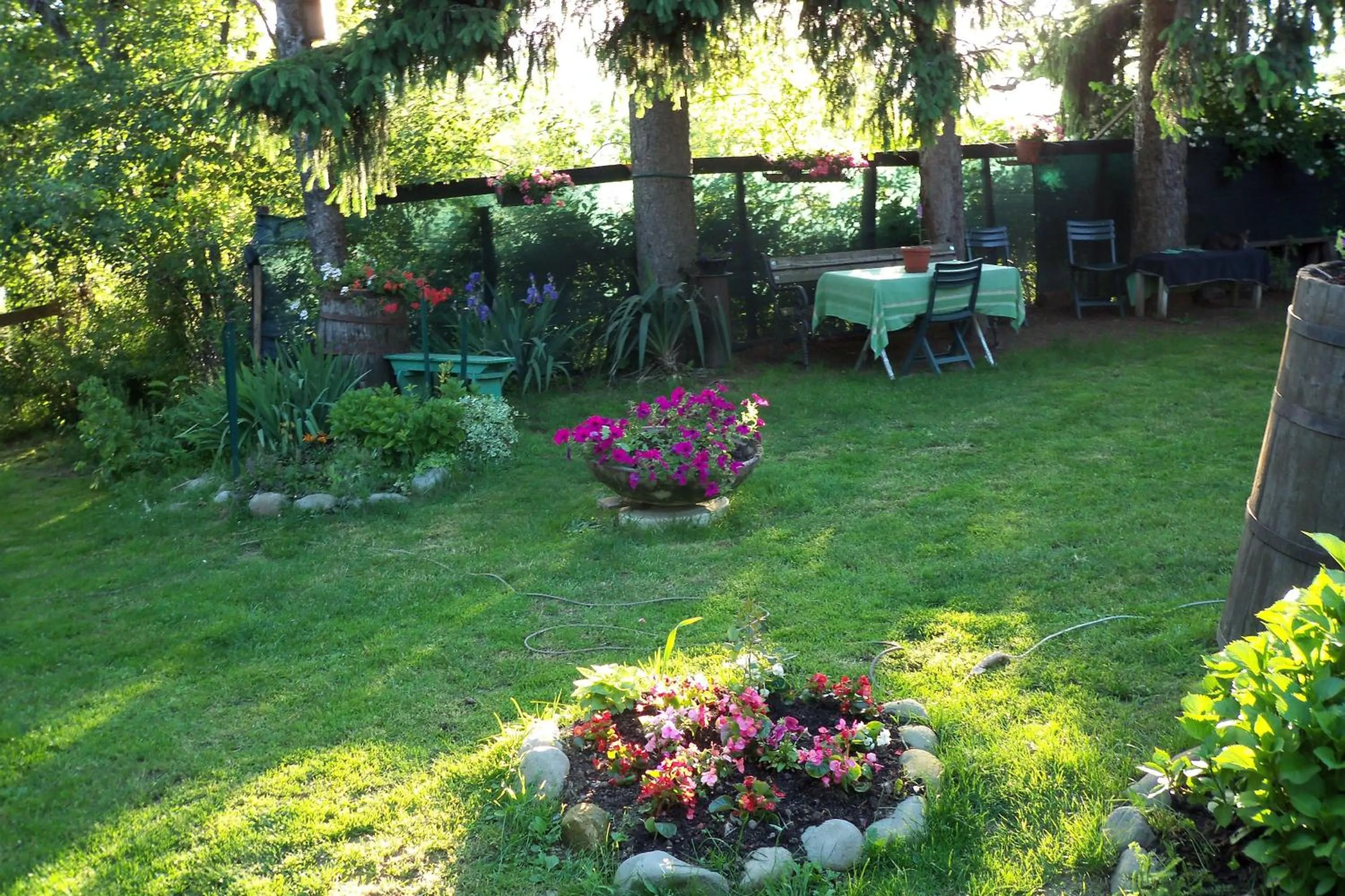 Garden view in Borgoeden