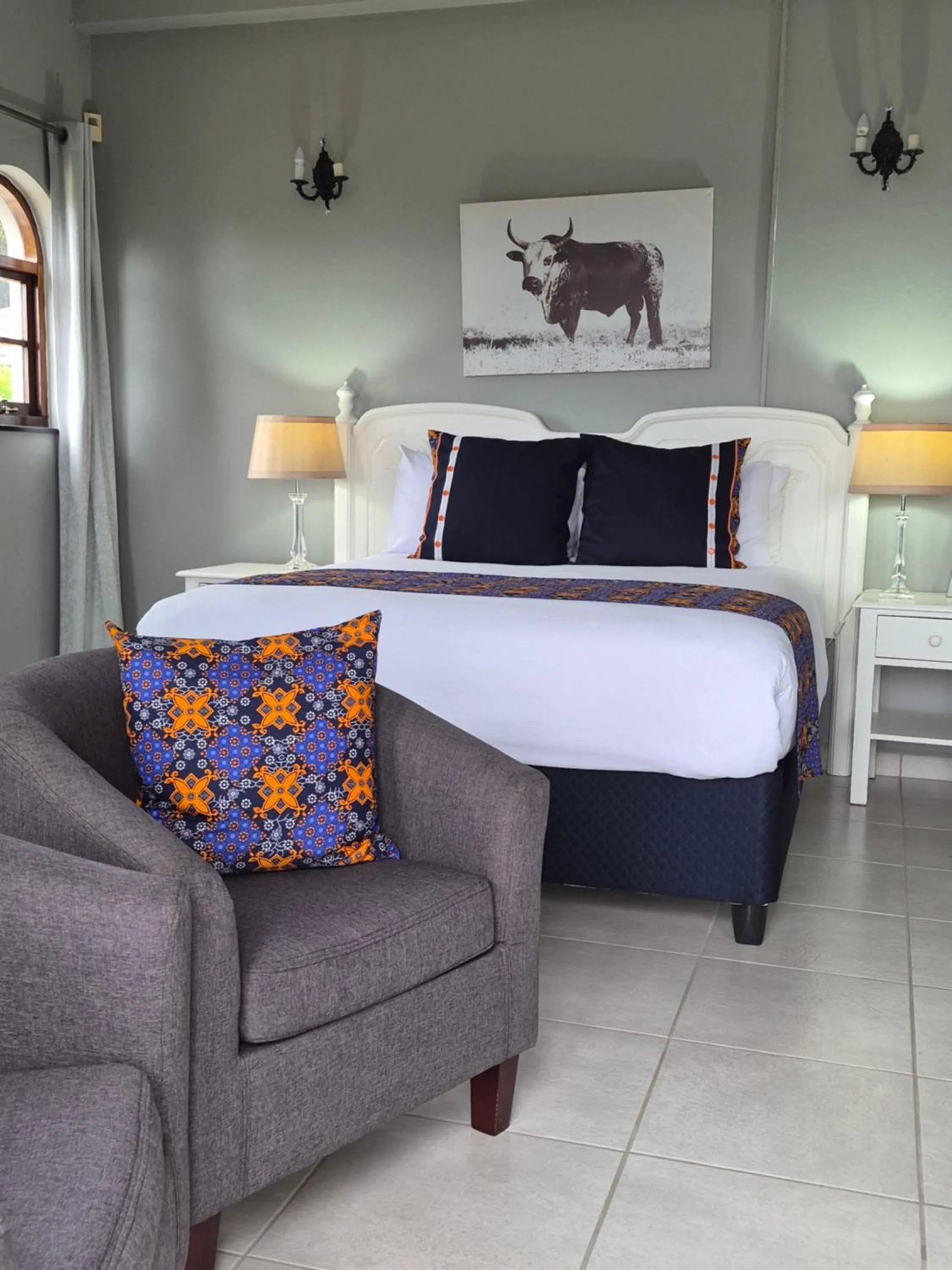 Bed in Fairway Guest Lodge