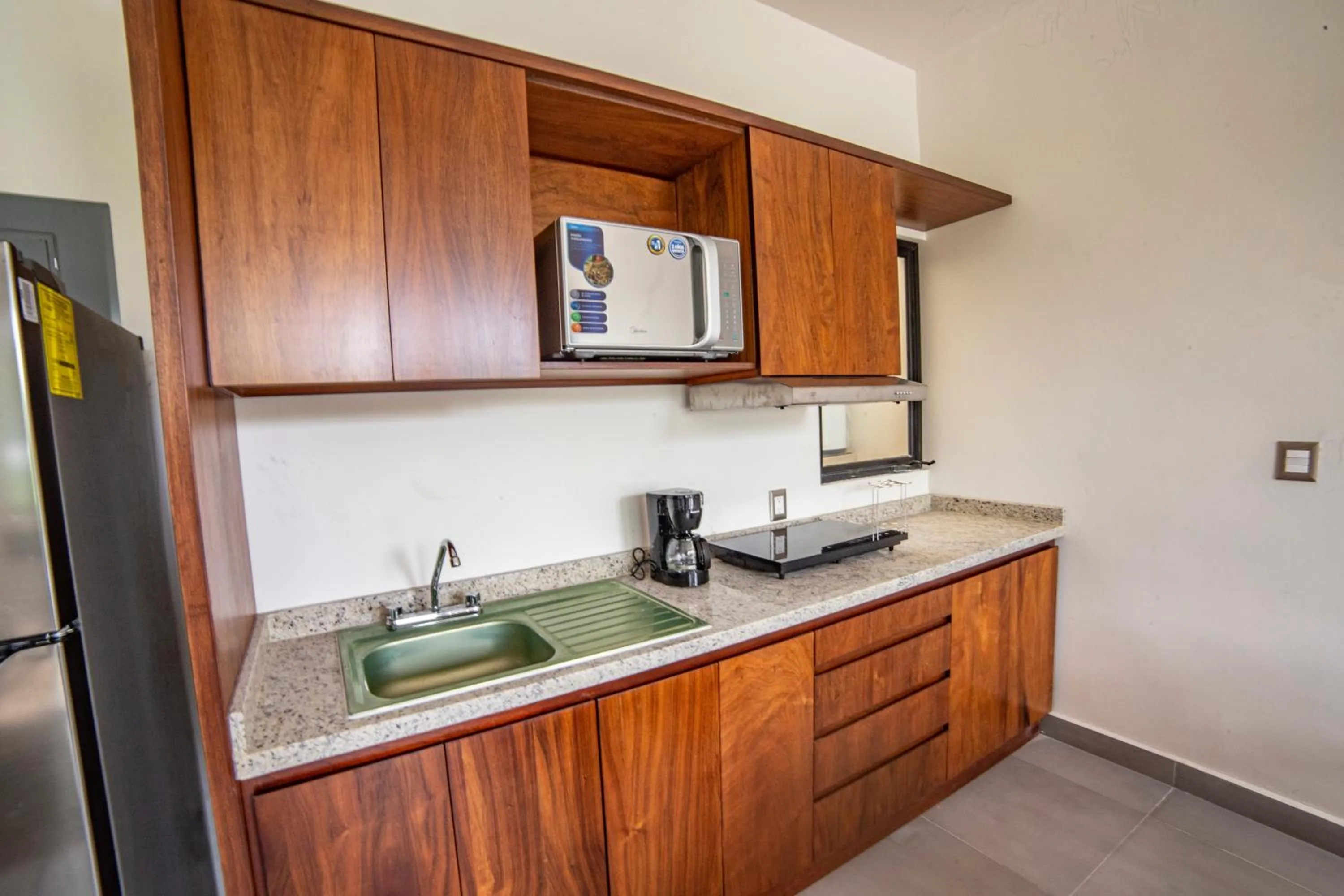 Kitchen or kitchenette in Deluxe Apartments Azure