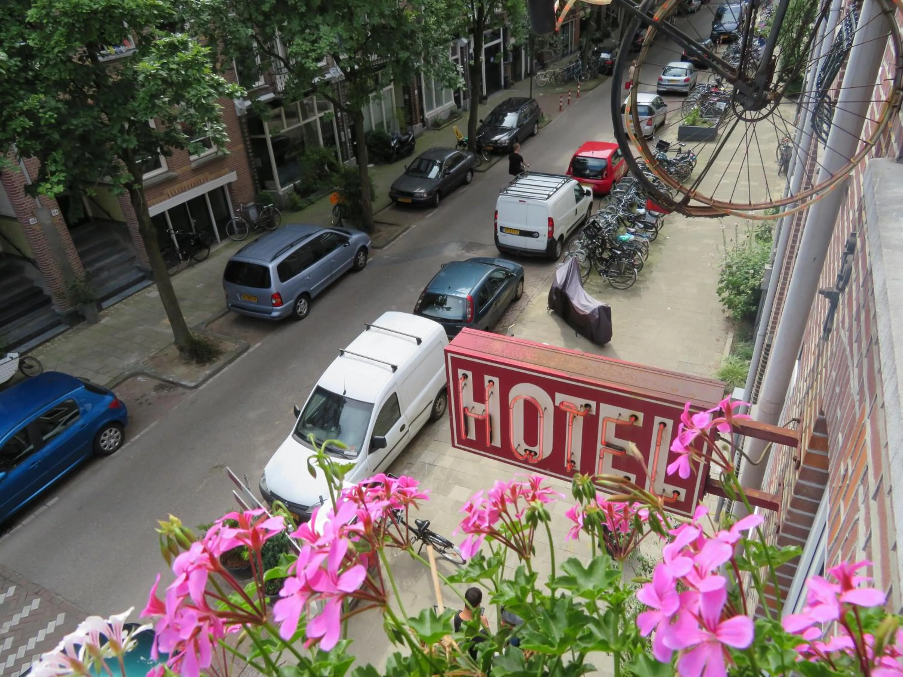 View (from property/room) in Bicycle Hotel Amsterdam