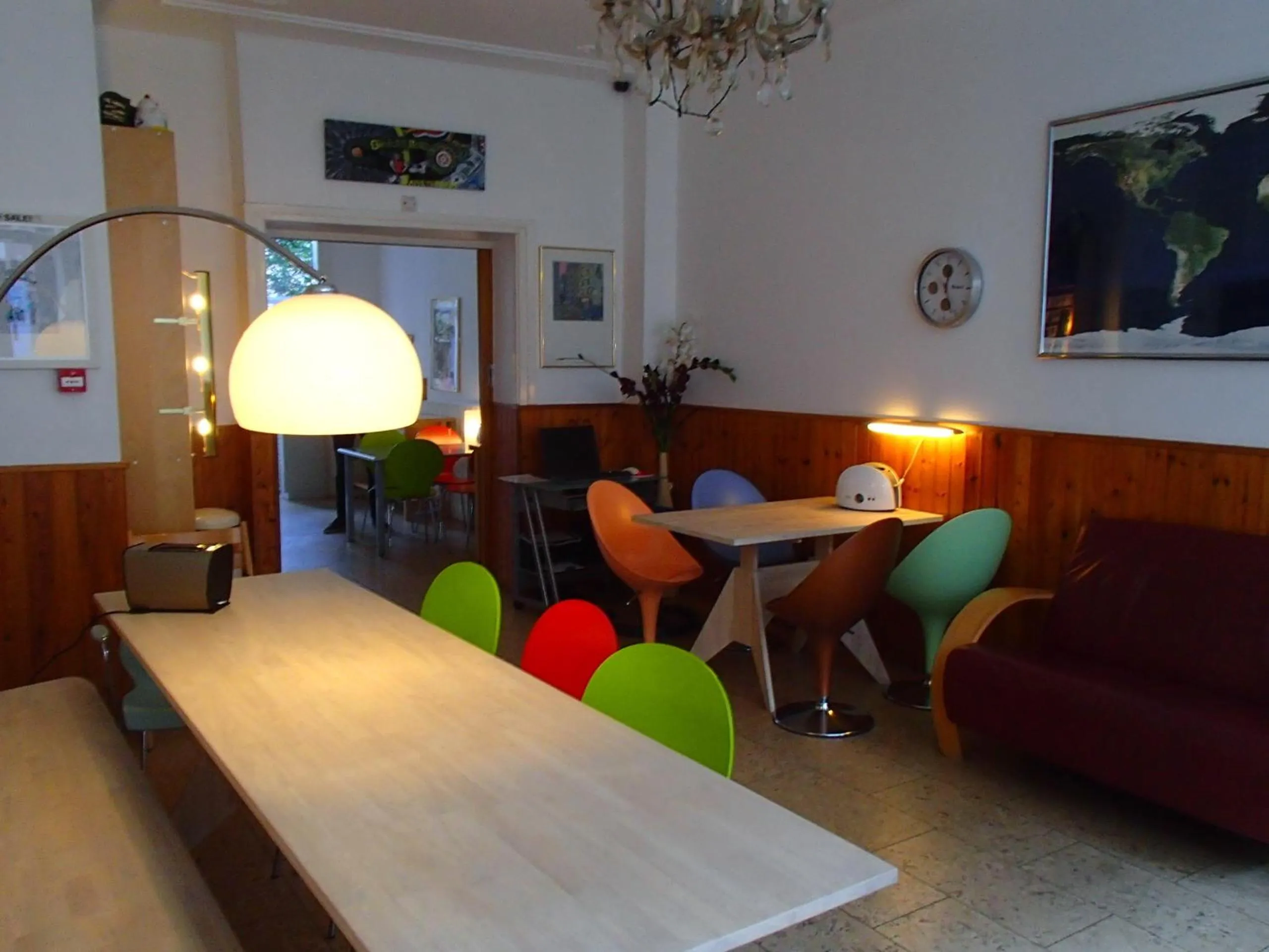 Dining area in Bicycle Hotel Amsterdam
