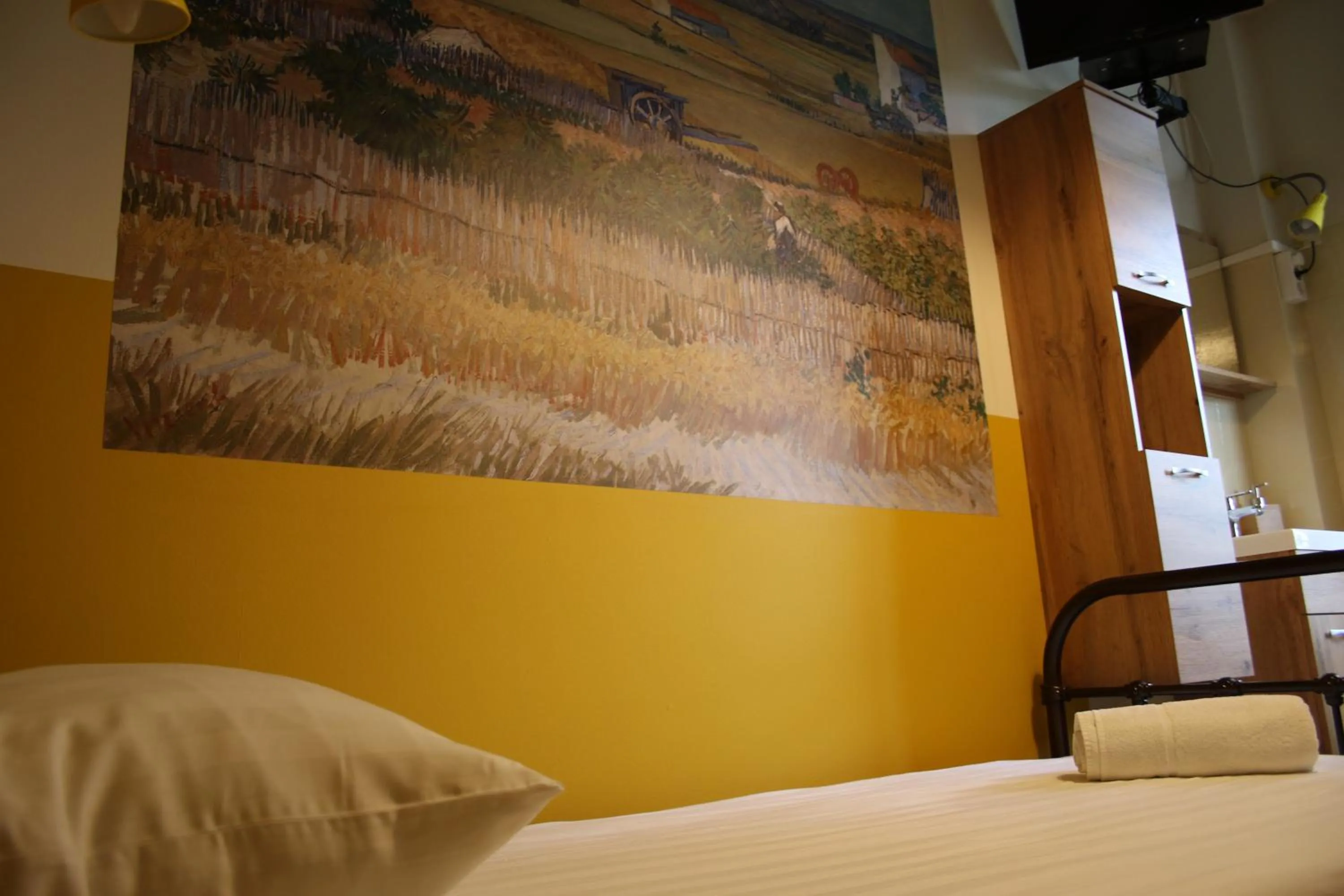 Bed in Bicycle Hotel Amsterdam