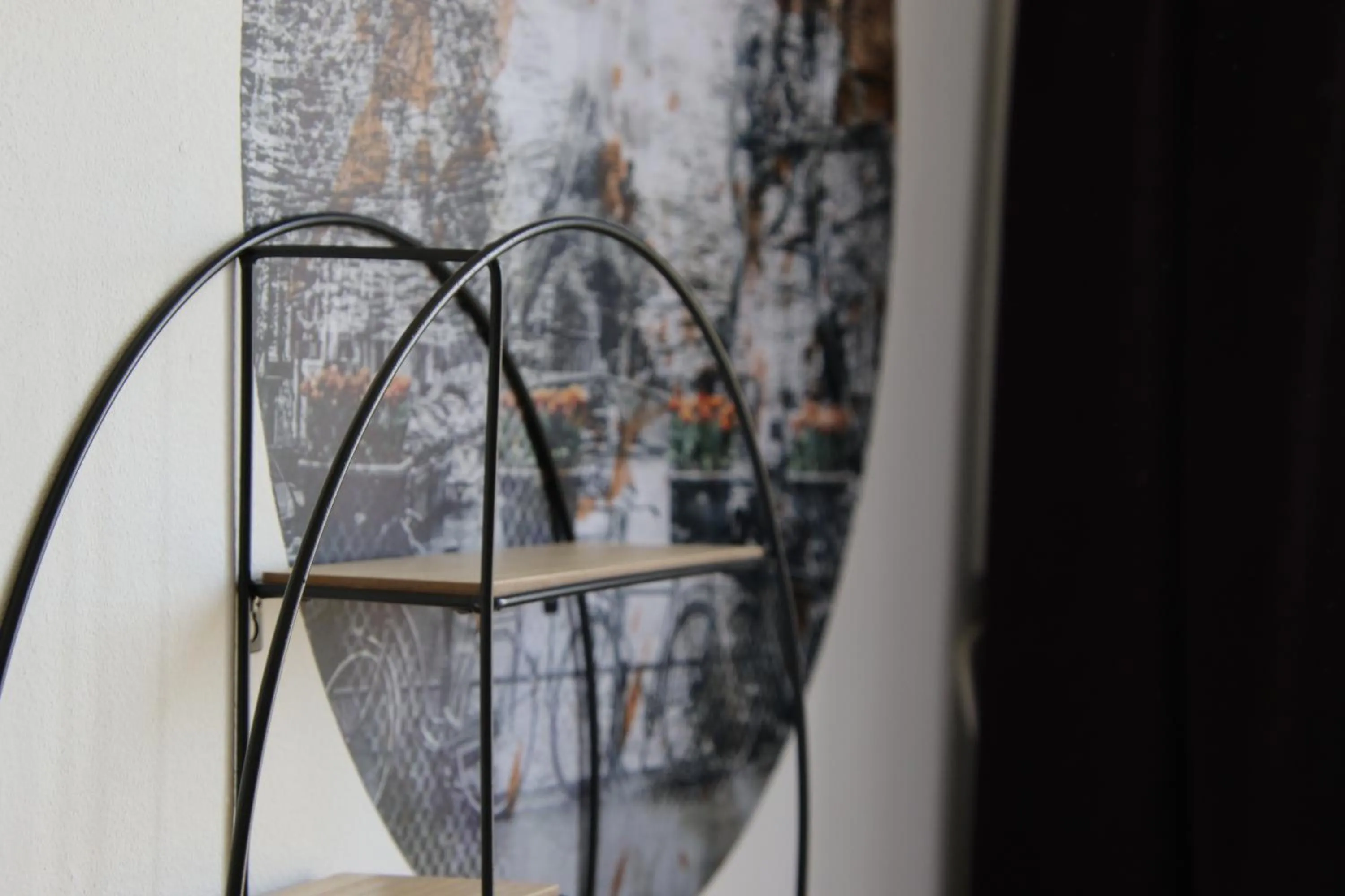 Decorative detail in Bicycle Hotel Amsterdam