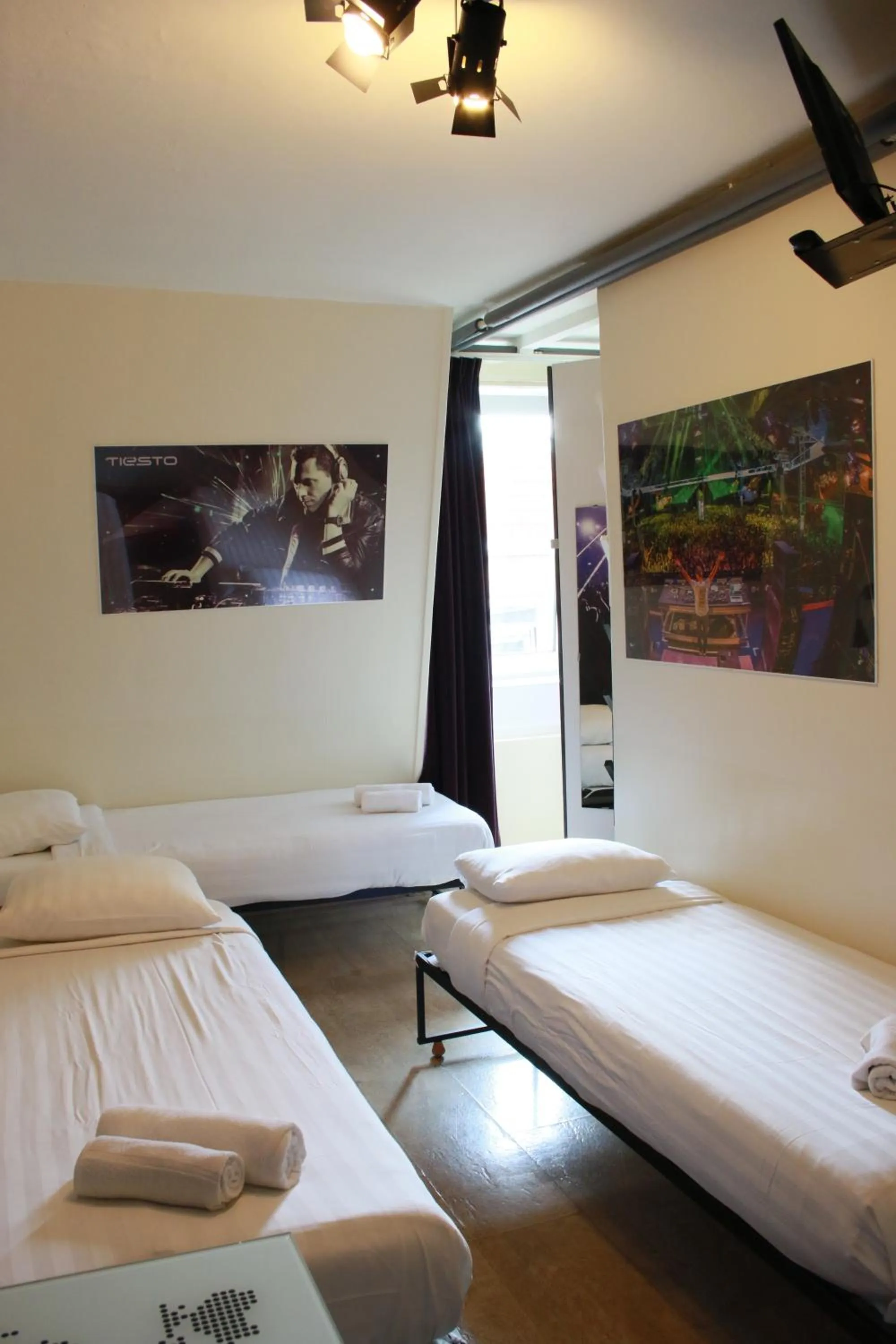 Bed in Bicycle Hotel Amsterdam