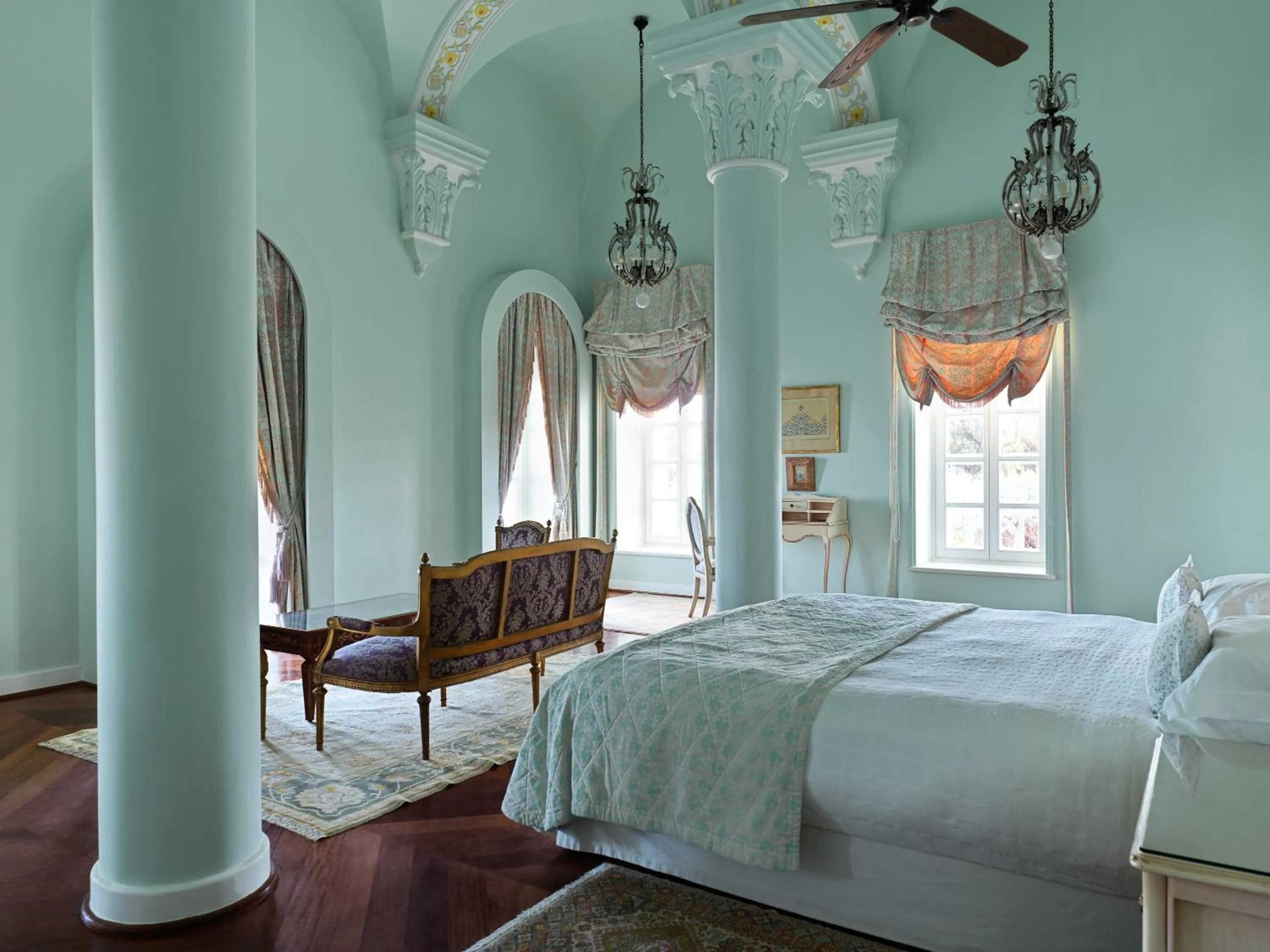 Bedroom, Bed in La Maison Bleue El Gouna