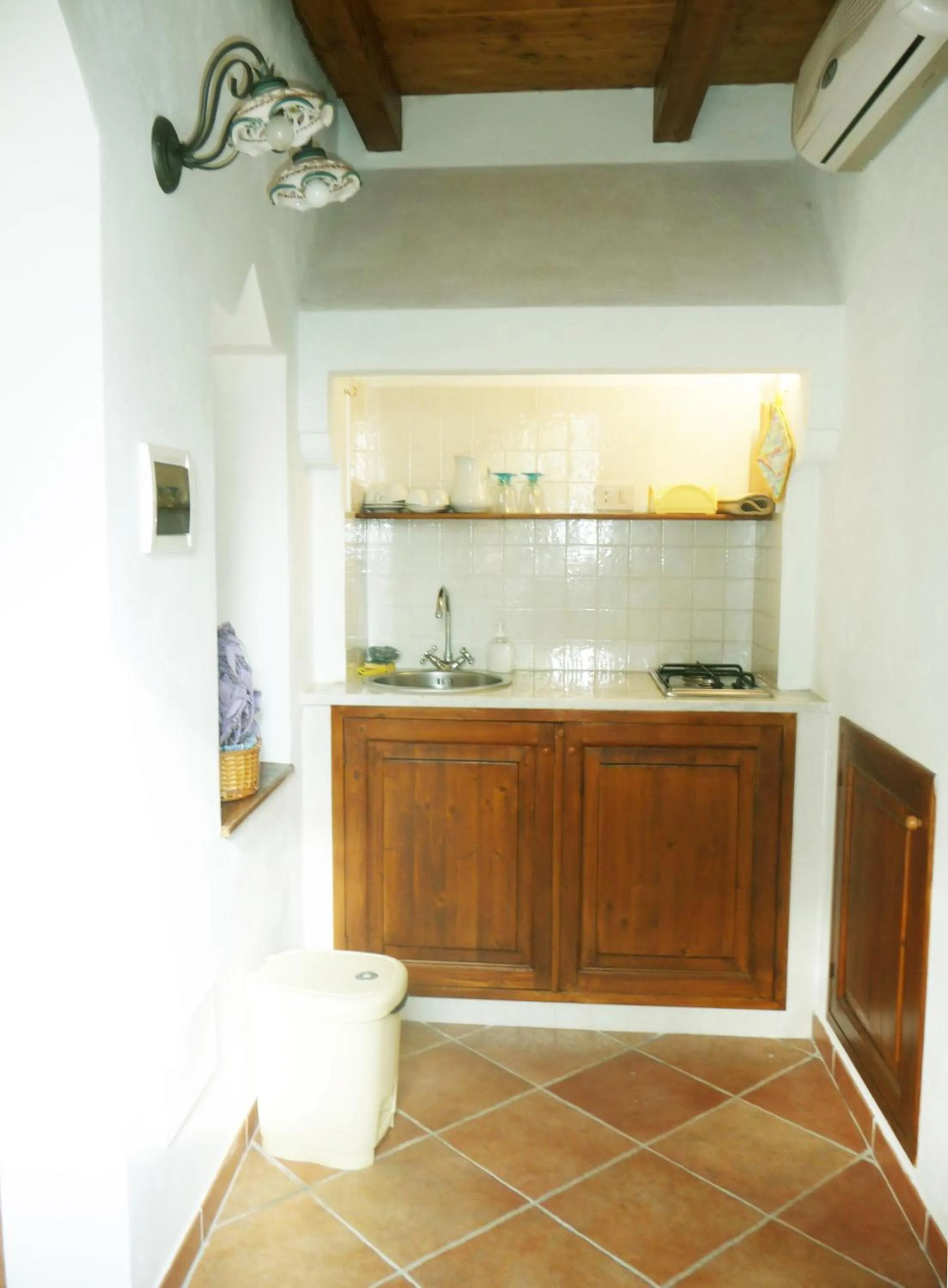 Kitchen or kitchenette in Villa Paladino Solunto