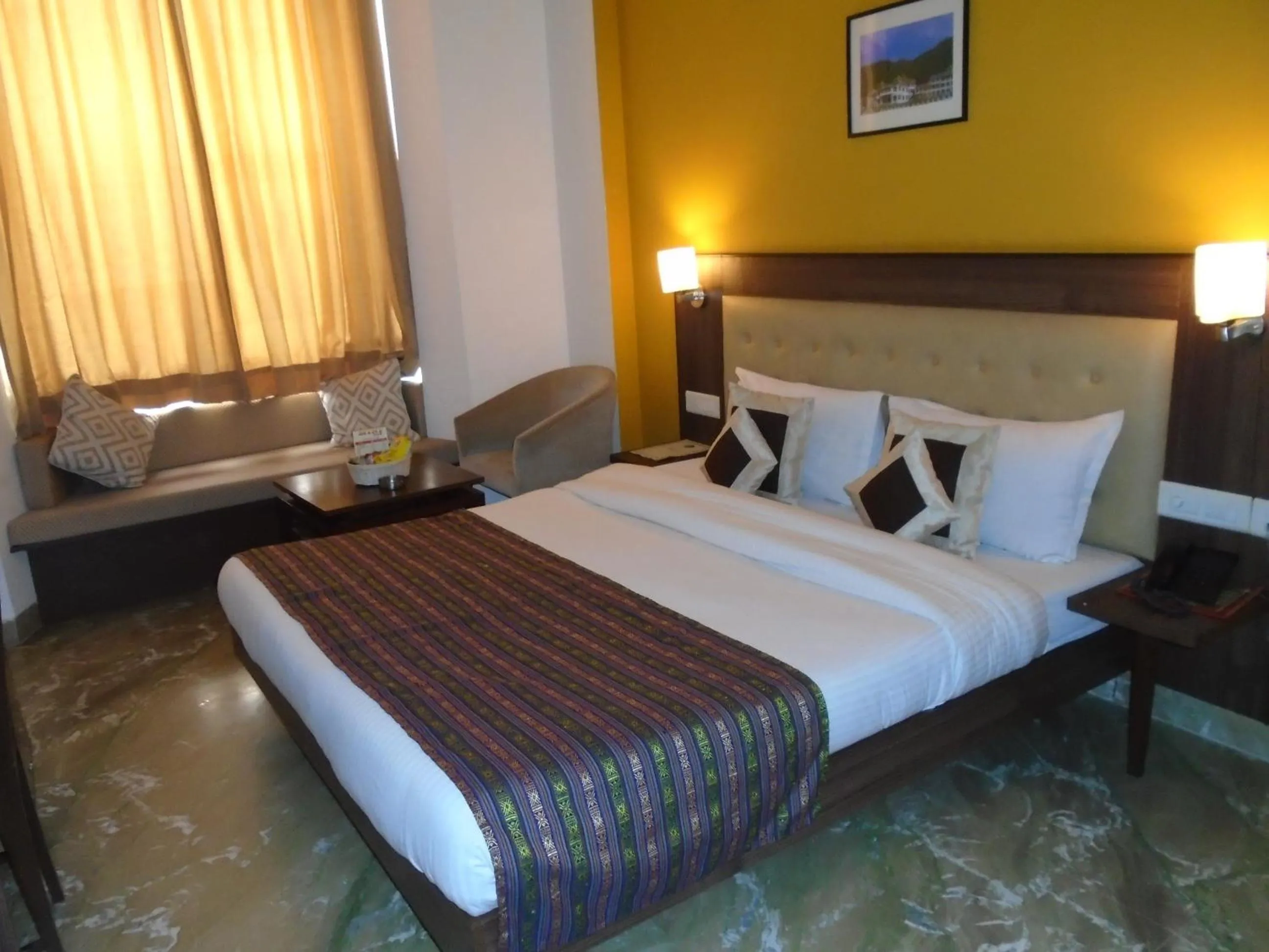 Bed in Inn Tawang Near B L Kapoor Hospital A Well Hygiene Hotel